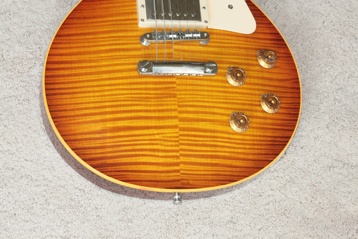 1996 Gibson '59 Les Paul Reissue Flametop Sunburst! 1959 R9 LP CLEAN! BIG TOP!