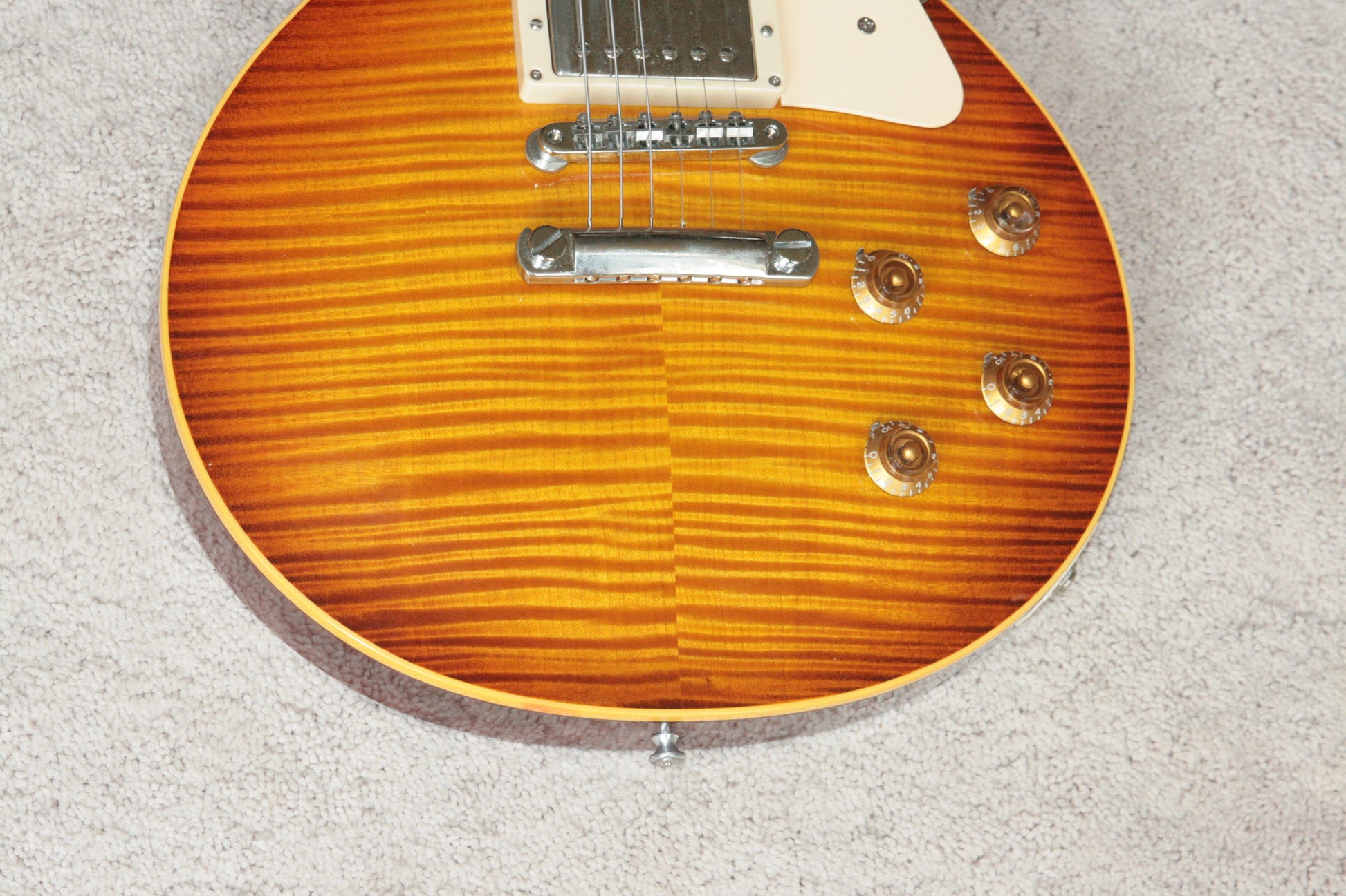 1996 Gibson '59 Les Paul Reissue Flametop Sunburst! 1959 R9 LP CLEAN! BIG TOP!