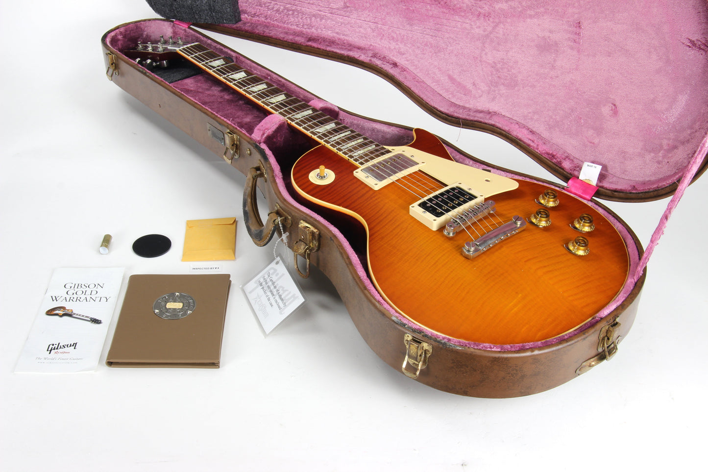 2016 Gibson Custom Shop True Historic AGED 1959 Les Paul '59 Jimmy Page R9 -- Orange Sunset Fade Reissue