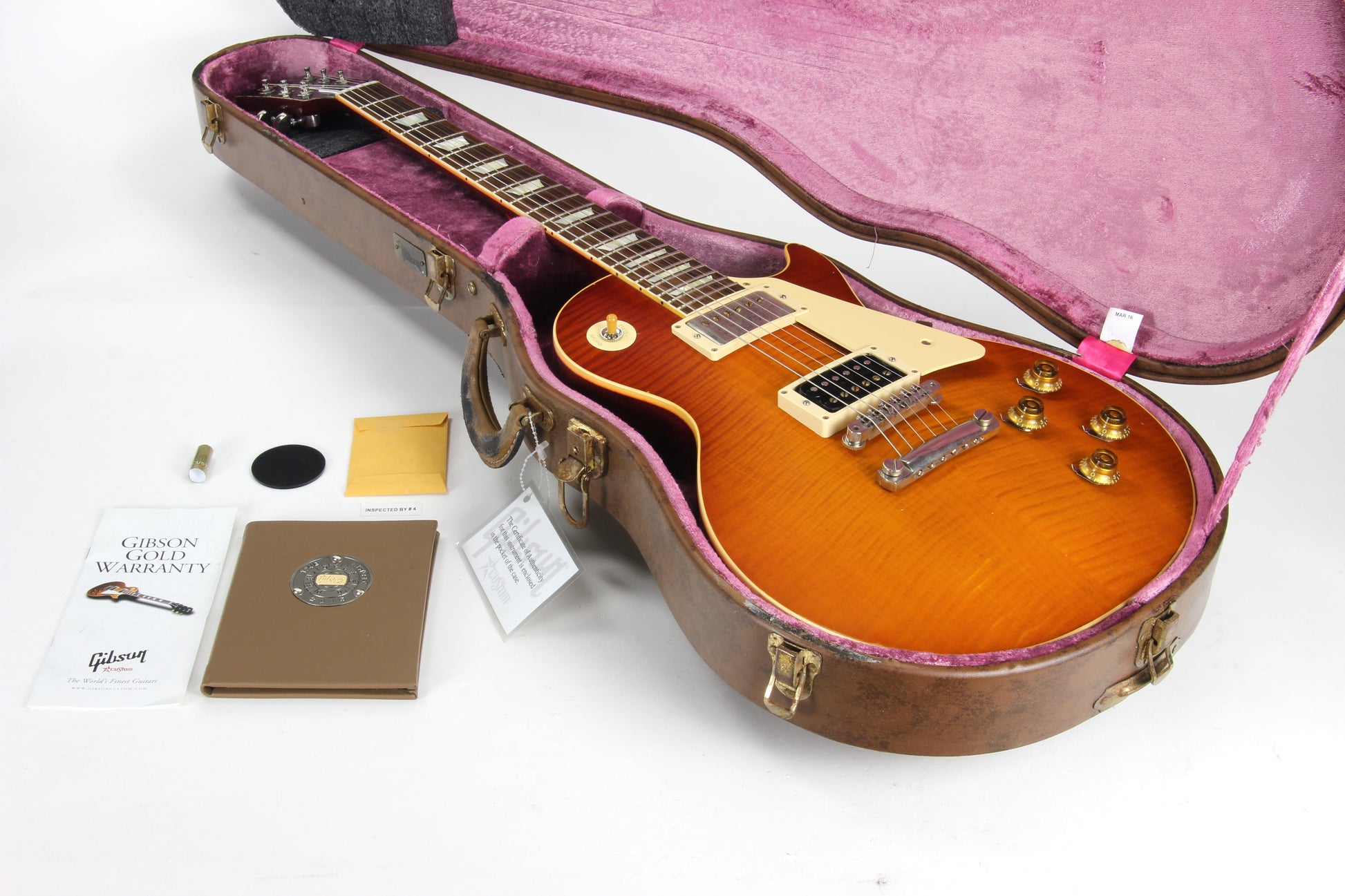 2016 Gibson Custom Shop True Historic AGED 1959 Les Paul '59 Jimmy Page R9 -- Orange Sunset Fade Reissue