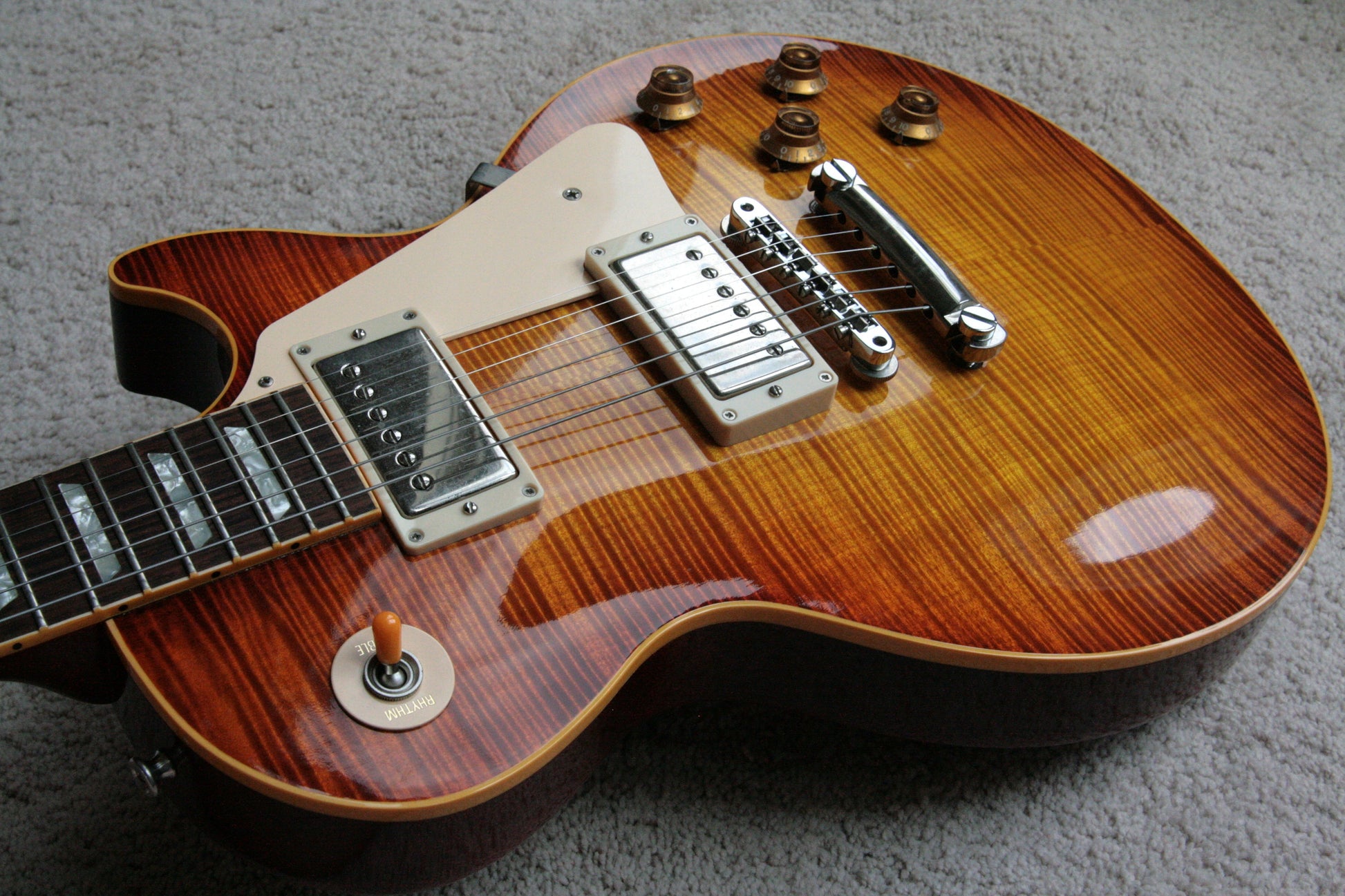 1996 Gibson '59 Les Paul Reissue Flametop Sunburst! 1959 R9 LP CLEAN! BIG TOP!
