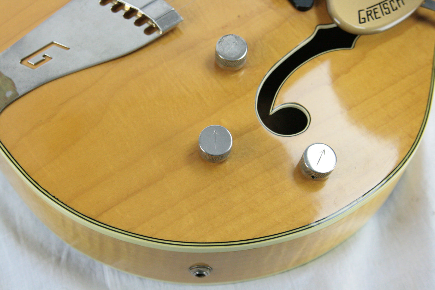 1956 Gretsch 6193 Country Club RARE NATURAL w/ Dearmond Pickups! white falcon size