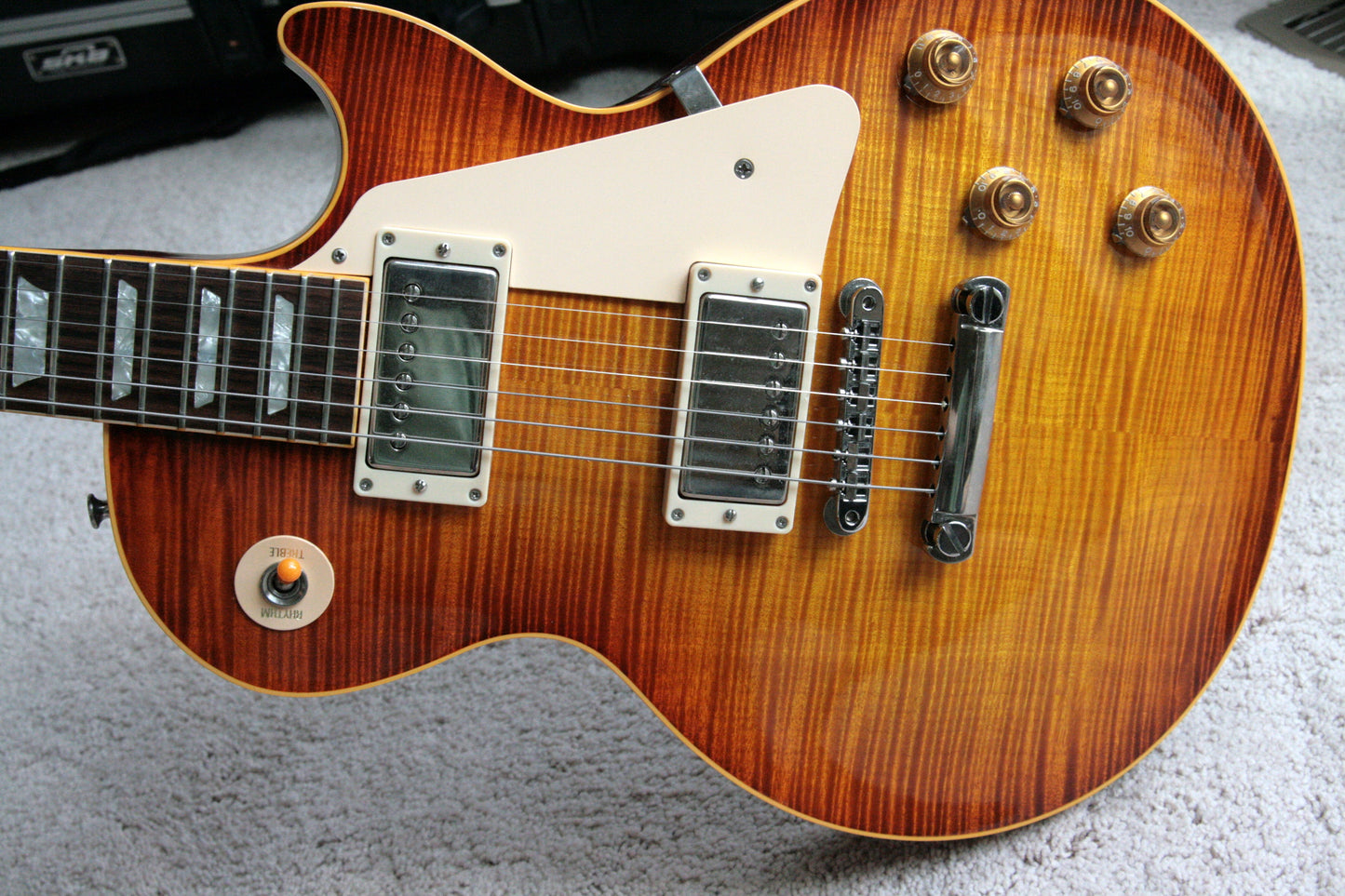 1996 Gibson '59 Les Paul Reissue Flametop Sunburst! 1959 R9 LP CLEAN! BIG TOP!