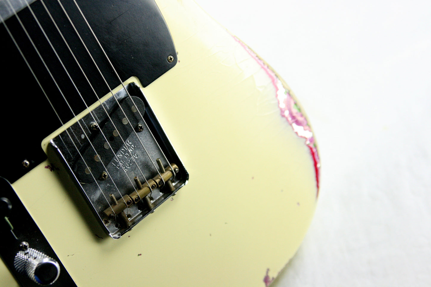 2014 Fender Custom Shop MASTERBUILT Dale Wilson 1951 Nocaster LEFT-HANDED Telecaster Heavy Relic Blonde Pink Paisley