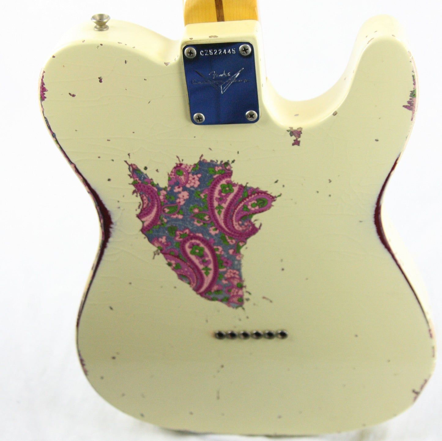 2014 Fender Custom Shop MASTERBUILT Dale Wilson 1951 Nocaster LEFT-HANDED Telecaster Heavy Relic Blonde Pink Paisley