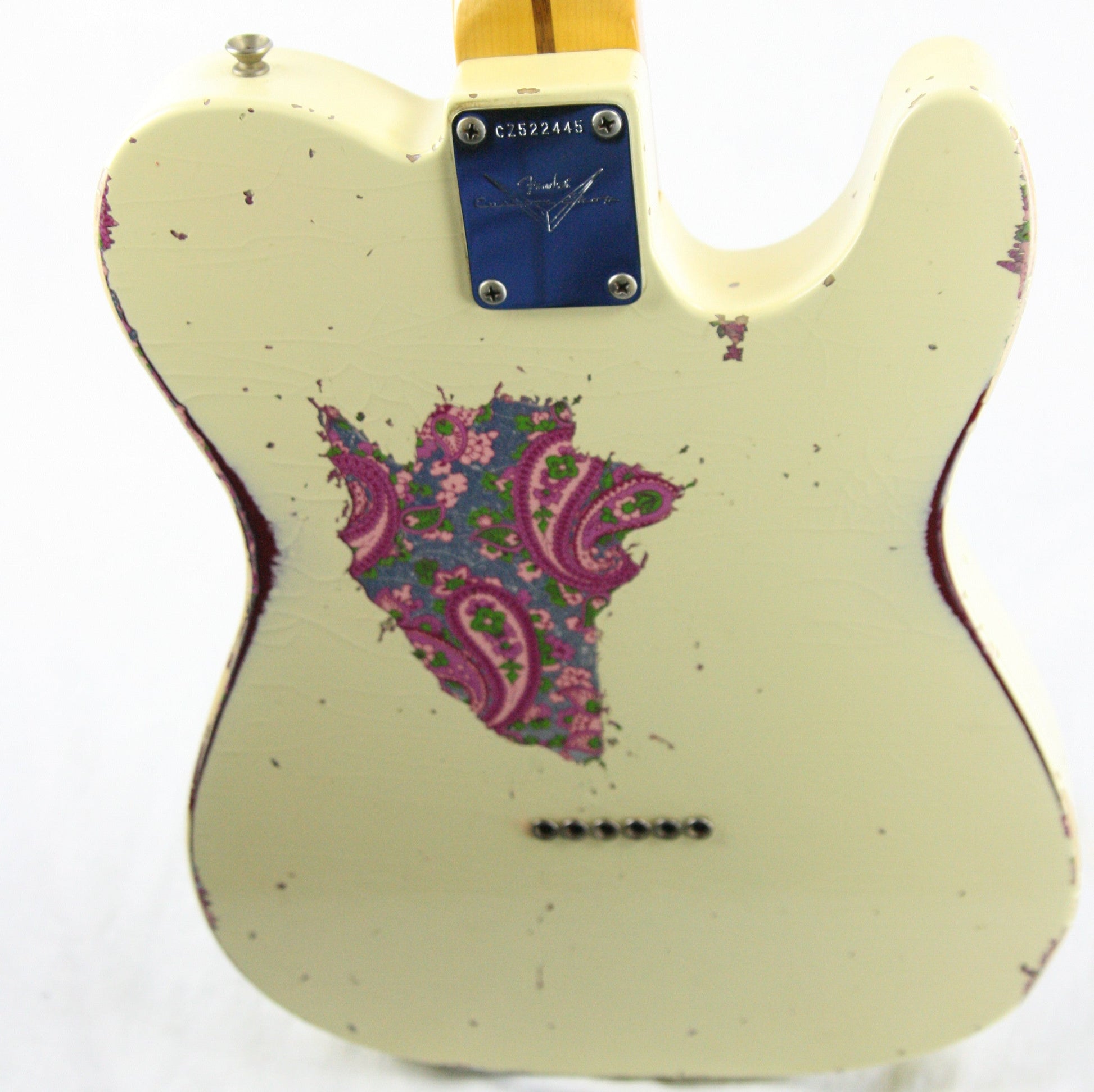 2014 Fender Custom Shop MASTERBUILT Dale Wilson 1951 Nocaster LEFT-HANDED Telecaster Heavy Relic Blonde Pink Paisley