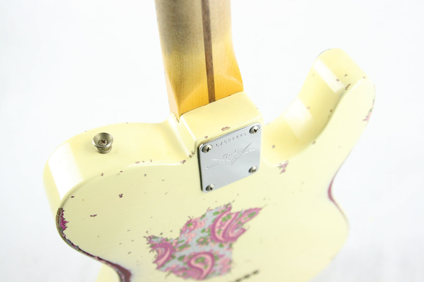 2014 Fender Custom Shop MASTERBUILT Dale Wilson 1951 Nocaster LEFT-HANDED Telecaster Heavy Relic Blonde Pink Paisley