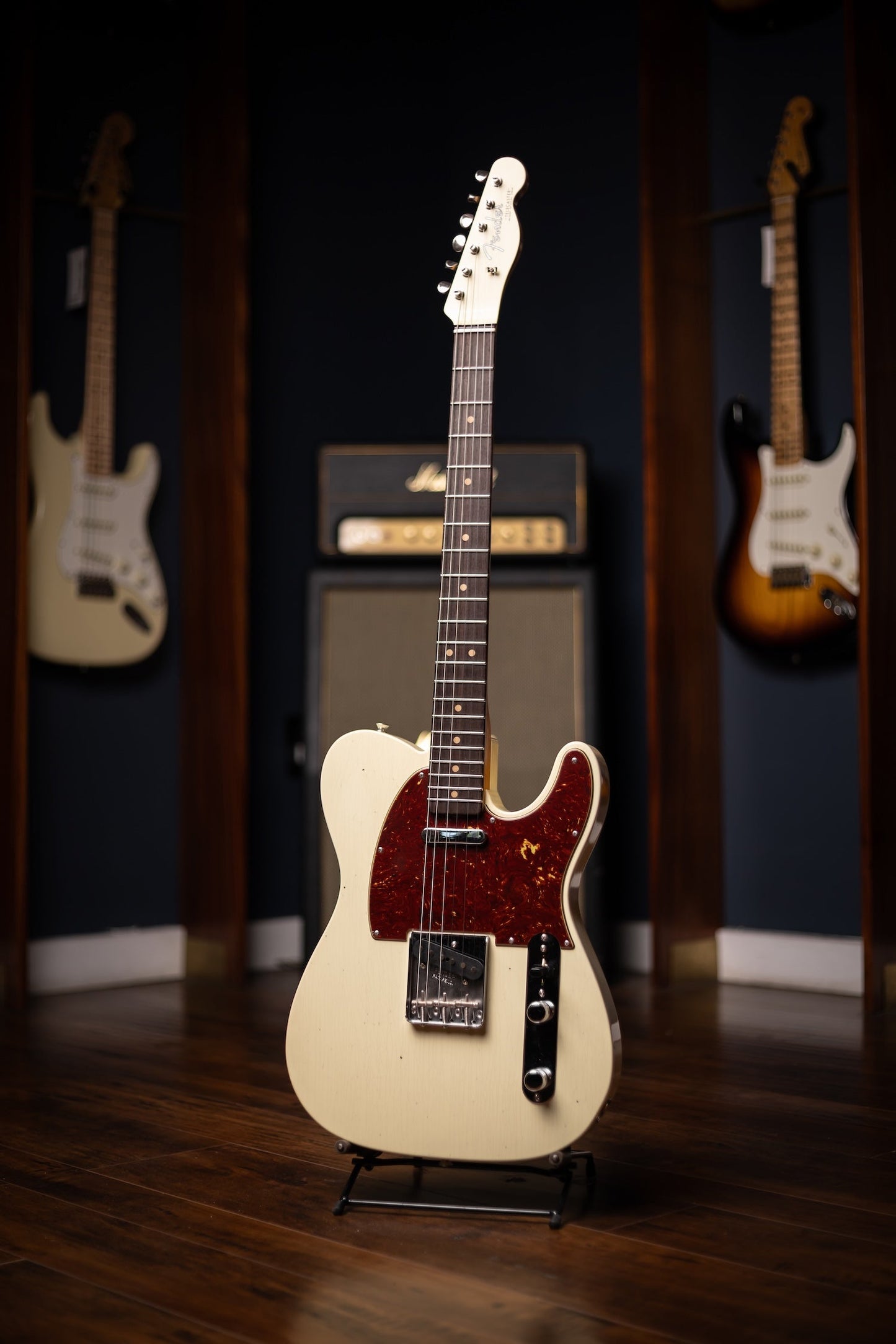 Fender Custom Shop 1963 Telecaster Journeyman Relic Electric Guitar - Vintage White