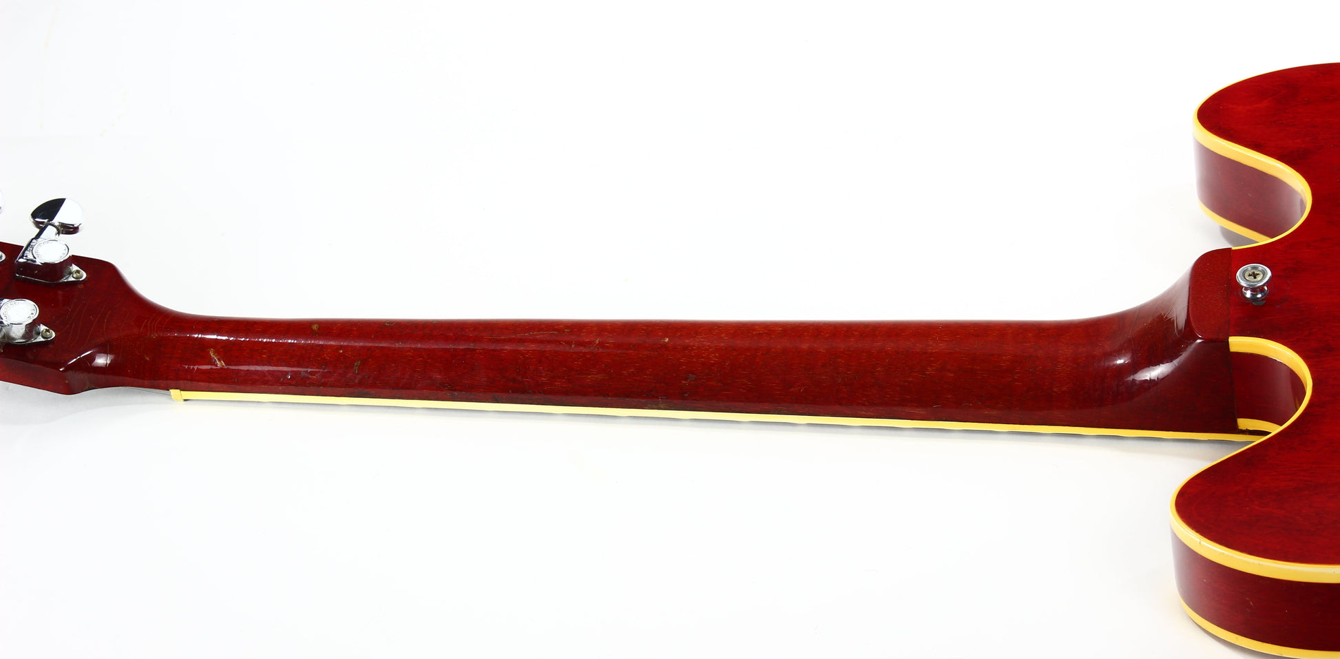 1967 Gibson ES-335 TDC Cherry Red | Dual Patent Number Sticker Humbuckers, Vintage Semi-Hollow Body ES335