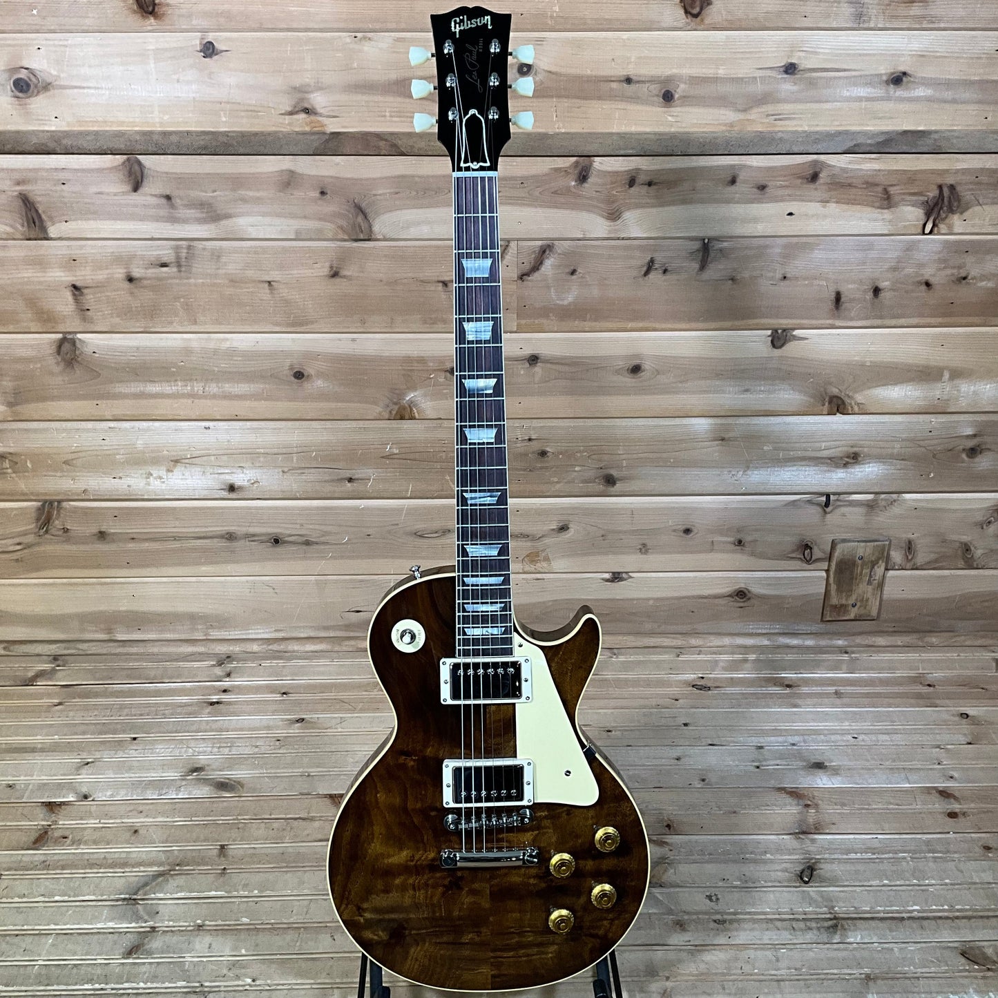 Gibson Custom Shop M2M '59 Les Paul Standard Koa Top Gloss Electric Guitar - Natural