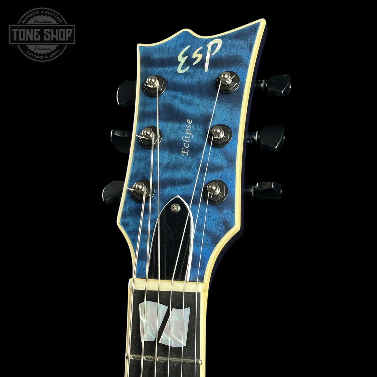 Used ESP USA Eclipse Quilt Top Satin Blue w/case TSU25062