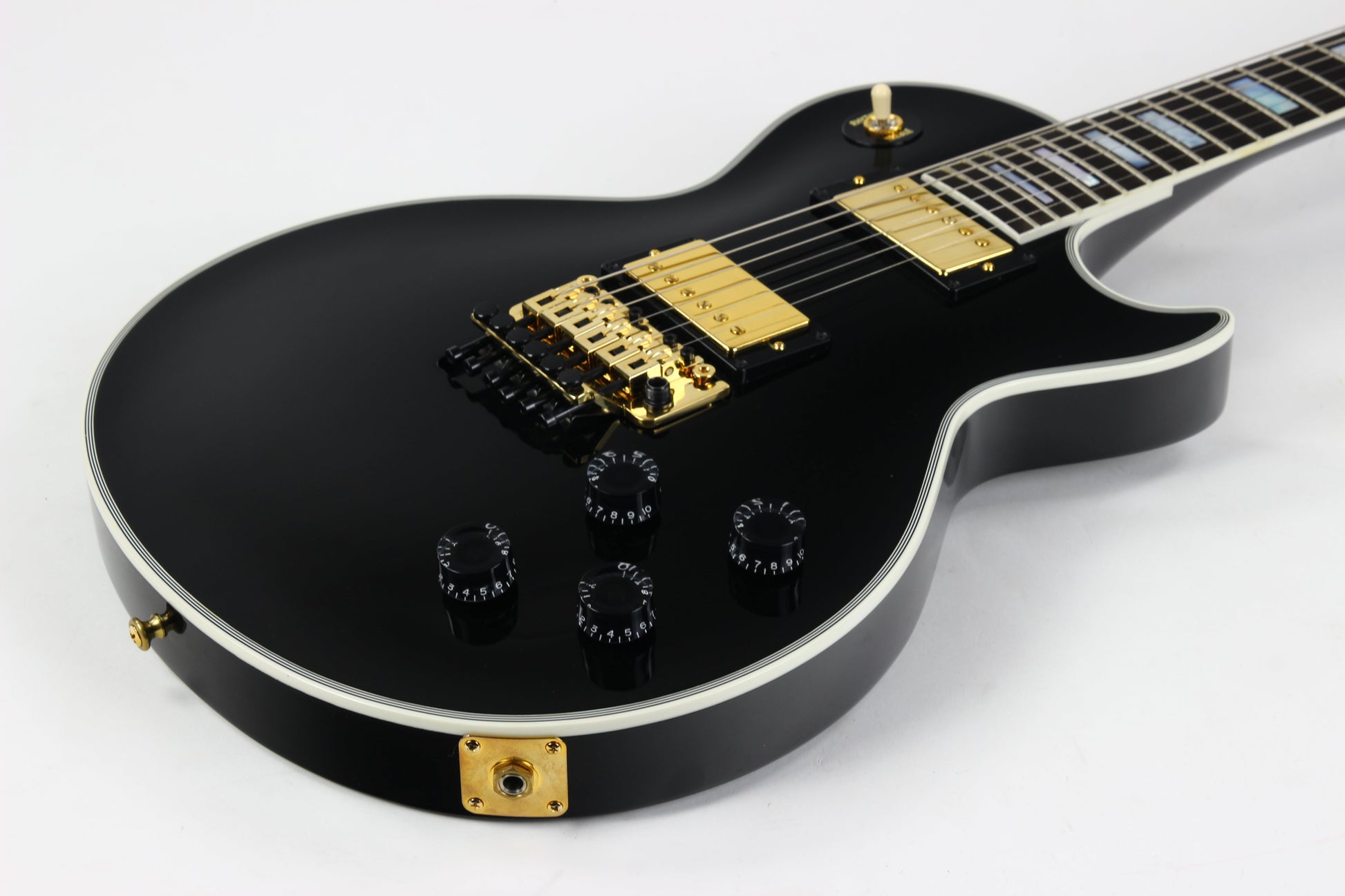 2023 Gibson Custom Shop Les Paul Axcess Custom Black Ebony Floyd Rose