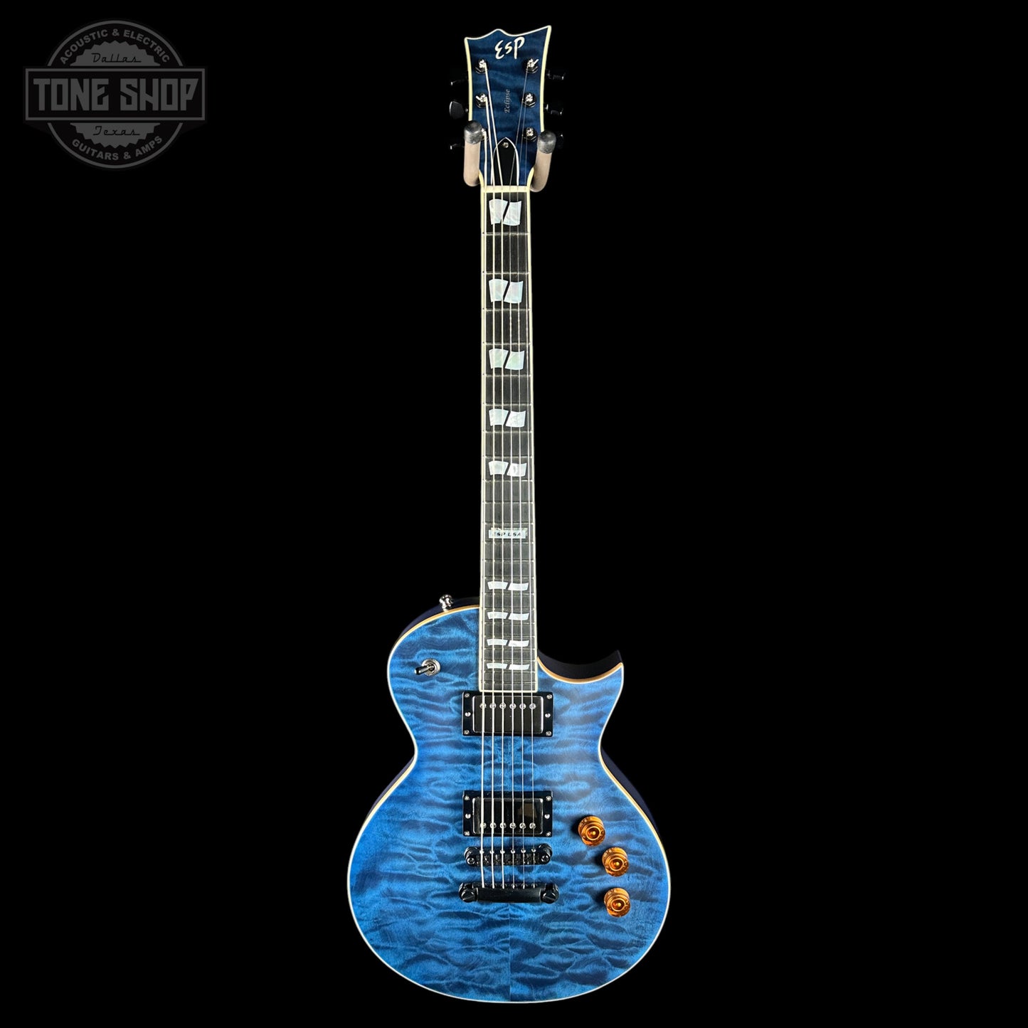 Used ESP USA Eclipse Quilt Top Satin Blue w/case TSU25062