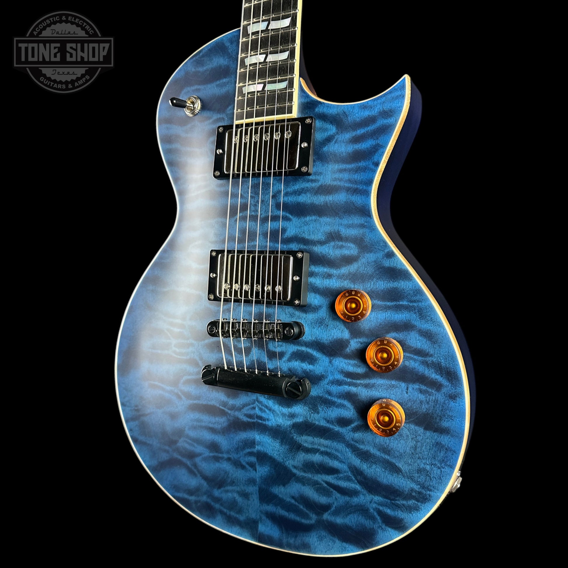 Used ESP USA Eclipse Quilt Top Satin Blue w/case TSU25062