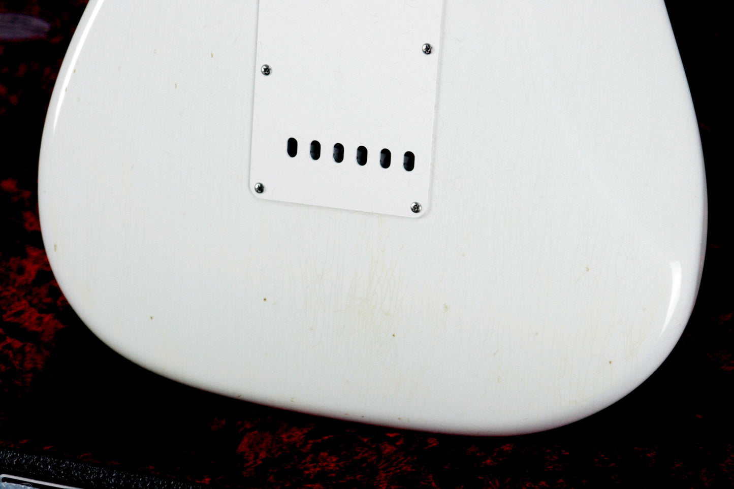 2018 Fender Custom Shop Jimi Hendrix Voodoo Child Stratocaster Journeyman Relic White Strat Maple Cap Neck