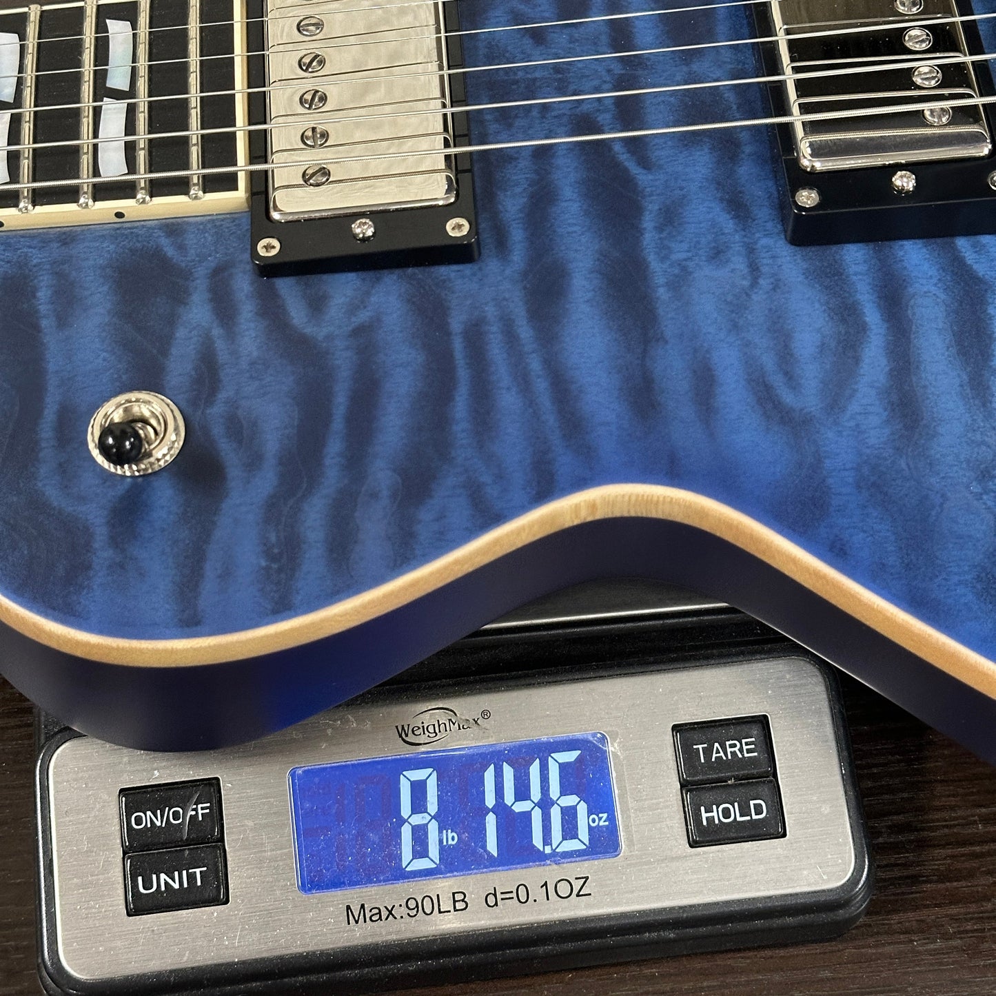 Used ESP USA Eclipse Quilt Top Satin Blue w/case TSU25062