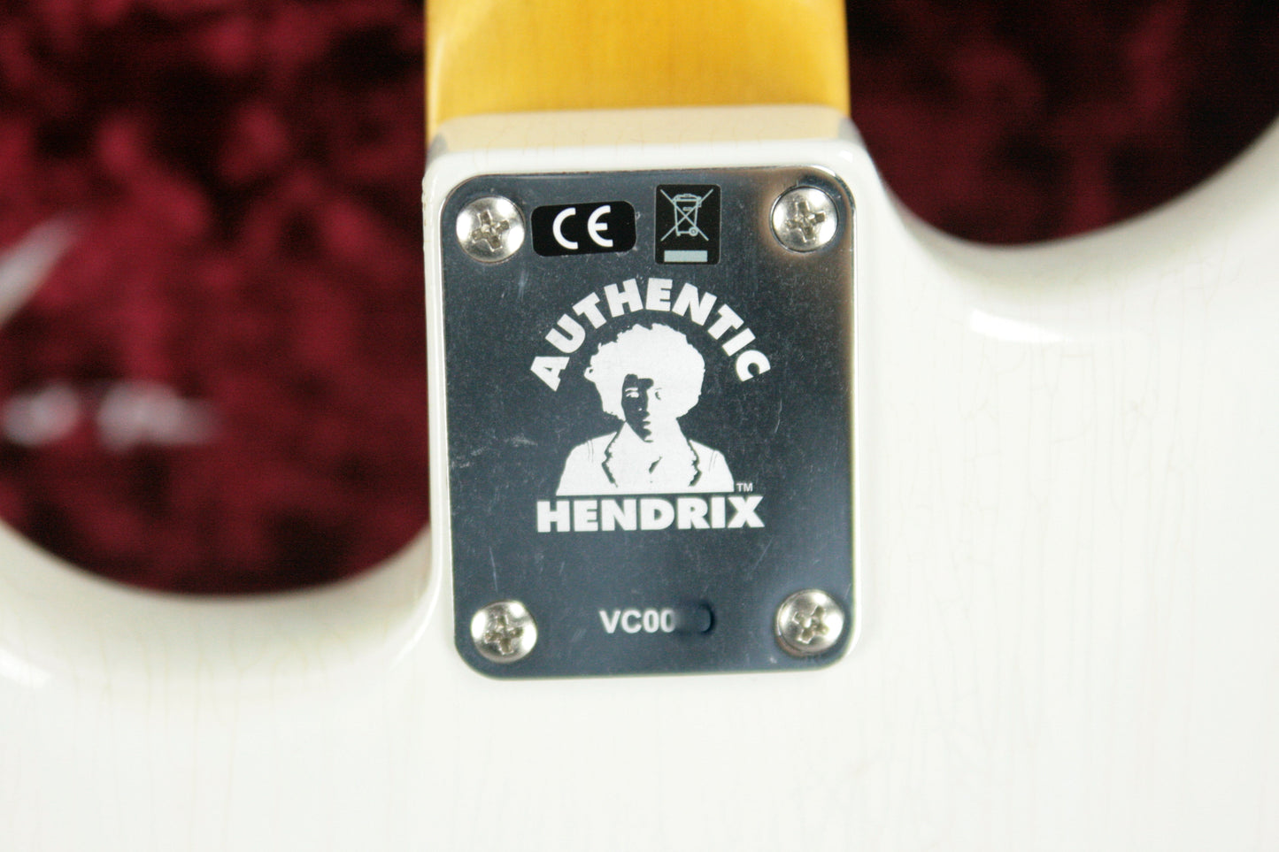 2018 Fender Custom Shop Jimi Hendrix Voodoo Child Stratocaster Journeyman Relic White Strat Maple Cap Neck