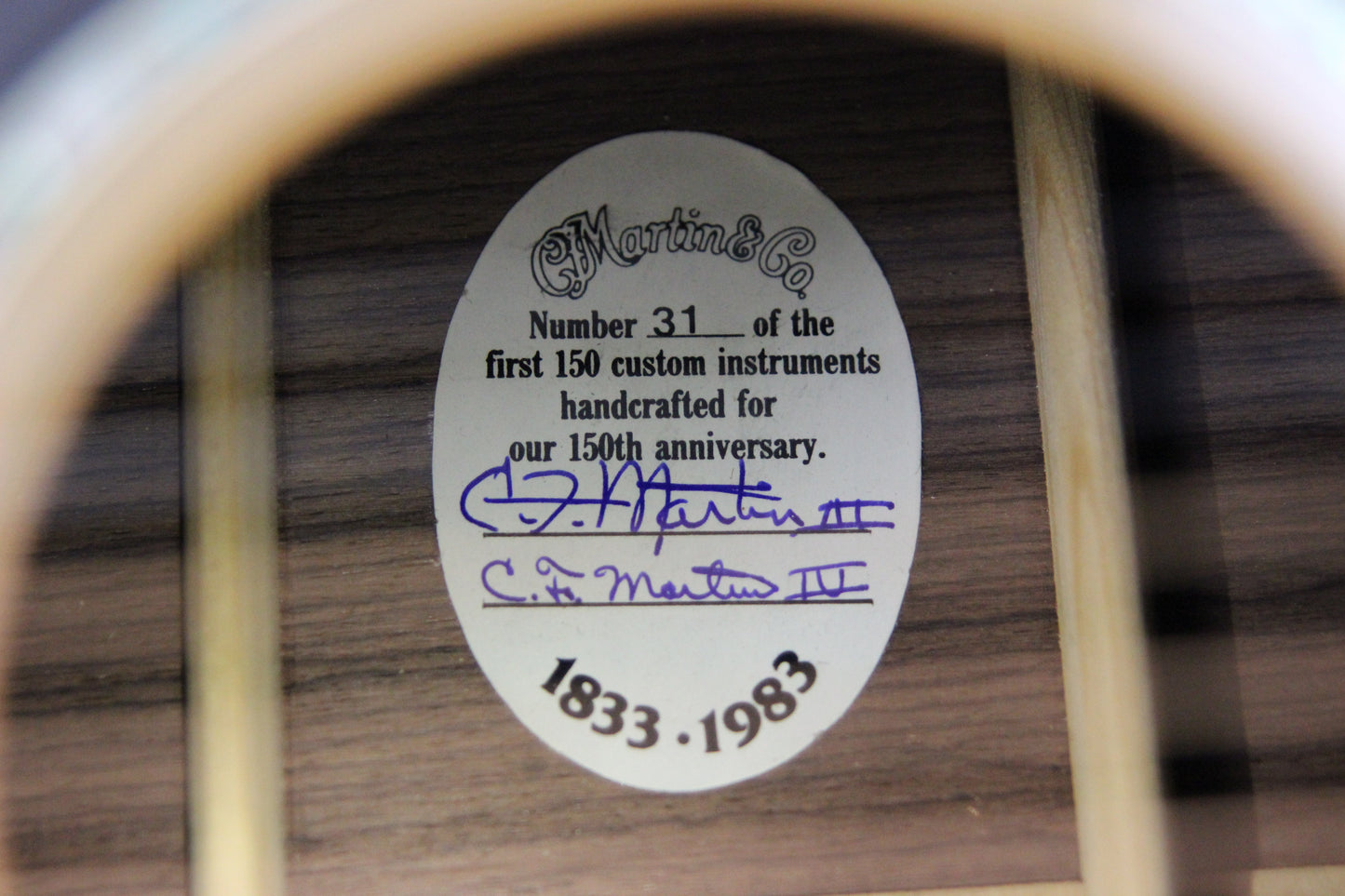 1983 Martin D-45 Custom 150th Anniversary Slot Headstock, 14-Fret, Limited Edition VINTAGE CANNON!