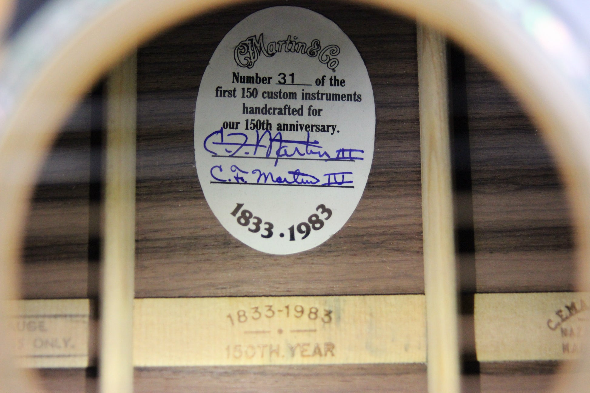 1983 Martin D-45 Custom 150th Anniversary Slot Headstock, 14-Fret, Limited Edition VINTAGE CANNON!