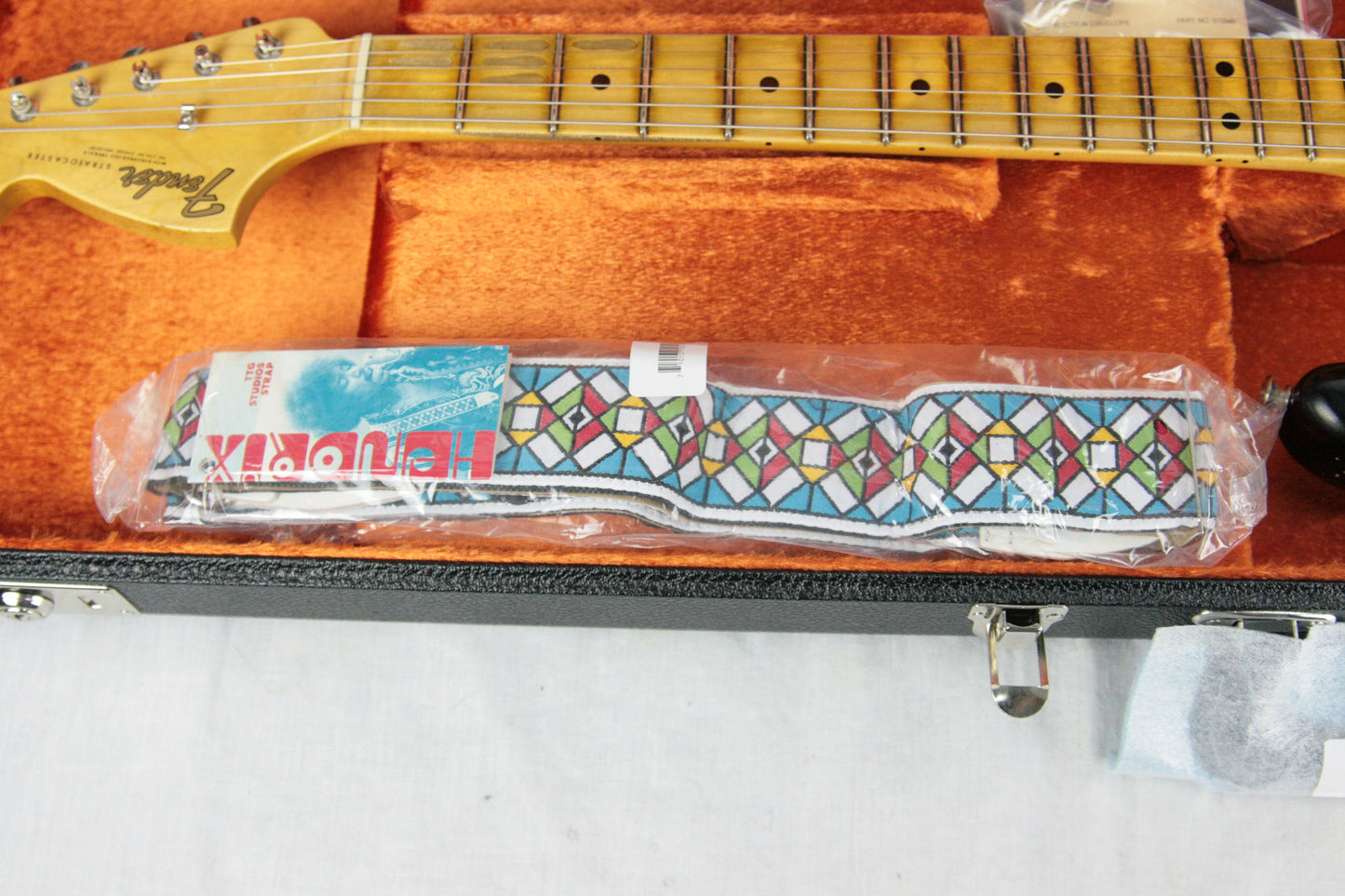 2018 Fender Custom Shop Jimi Hendrix Voodoo Child Stratocaster Journeyman Relic Black Strat Maple Cap Neck