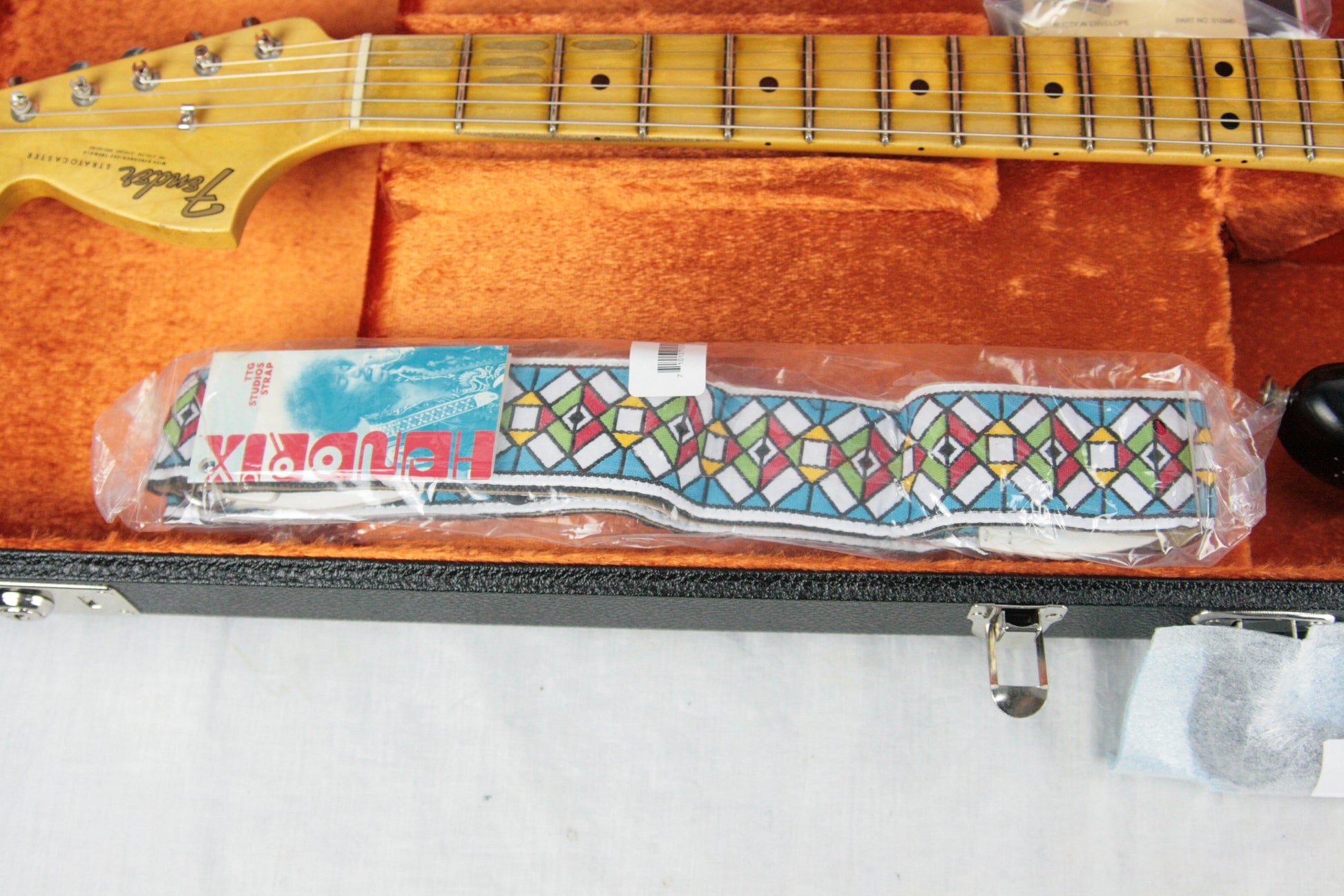 2018 Fender Custom Shop Jimi Hendrix Voodoo Child Stratocaster Journeyman Relic Black Strat Maple Cap Neck