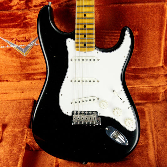 2018 Fender Custom Shop Jimi Hendrix Voodoo Child Stratocaster Journeyman Relic Black Strat Maple Cap Neck
