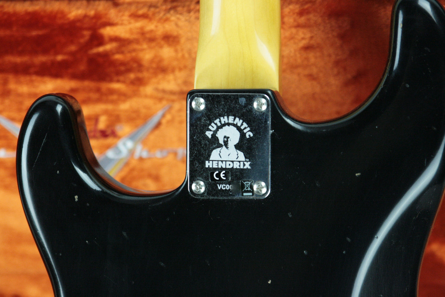 2018 Fender Custom Shop Jimi Hendrix Voodoo Child Stratocaster Journeyman Relic Black Strat Maple Cap Neck
