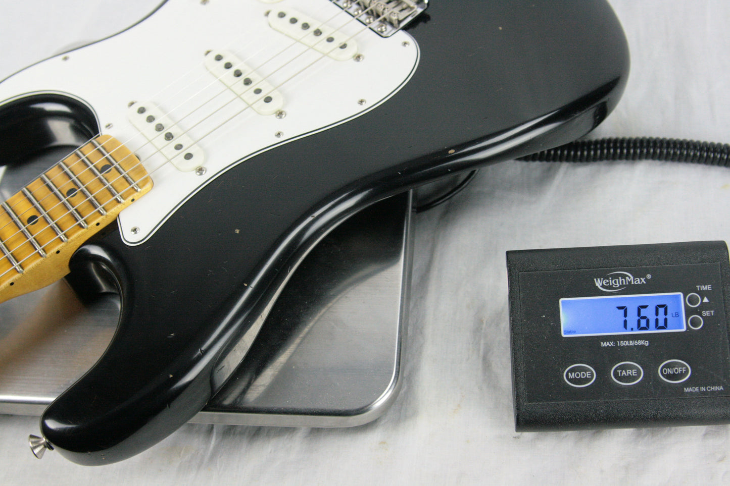 2018 Fender Custom Shop Jimi Hendrix Voodoo Child Stratocaster Journeyman Relic Black Strat Maple Cap Neck