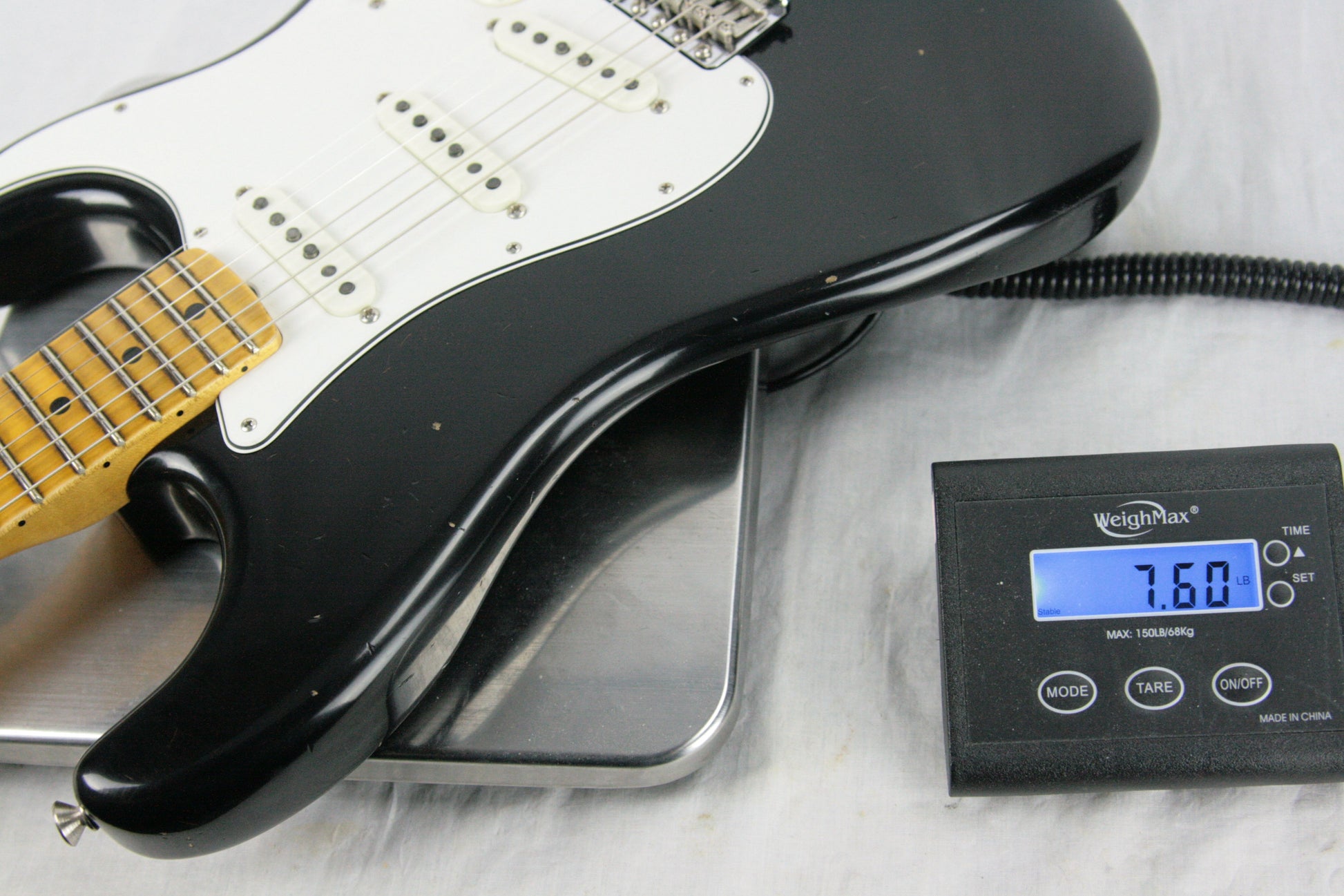 2018 Fender Custom Shop Jimi Hendrix Voodoo Child Stratocaster Journeyman Relic Black Strat Maple Cap Neck