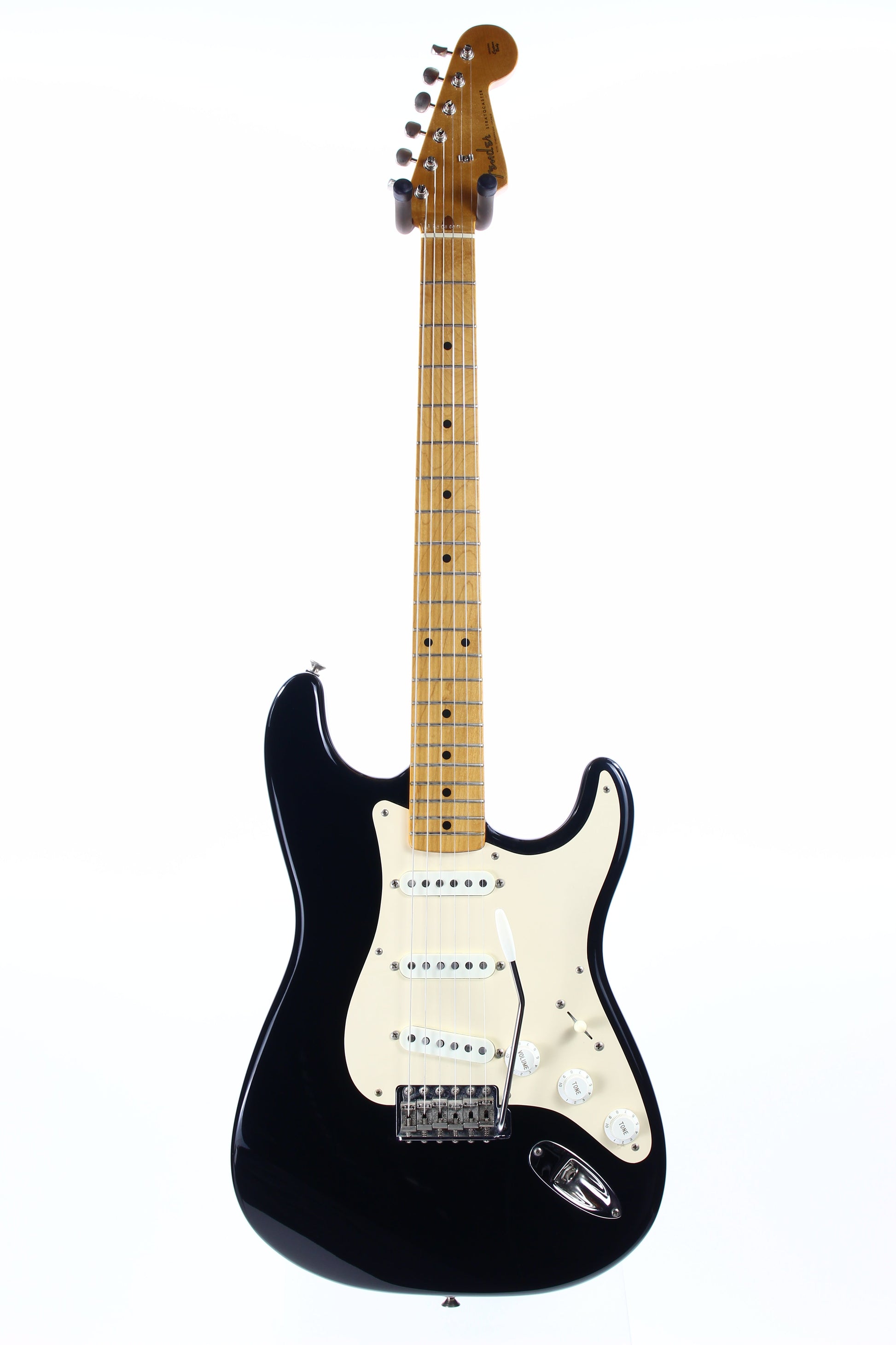 MINTY 1991 Fender Custom Shop '57 Stratocaster BLACK -- Art Esparza, Maple Neck, Tweed Case w Tags!