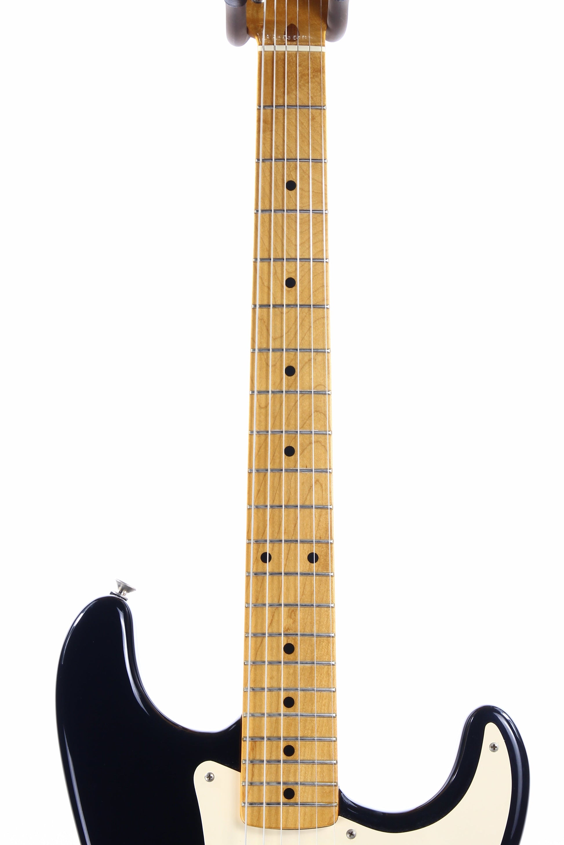 MINTY 1991 Fender Custom Shop '57 Stratocaster BLACK -- Art Esparza, Maple Neck, Tweed Case w Tags!
