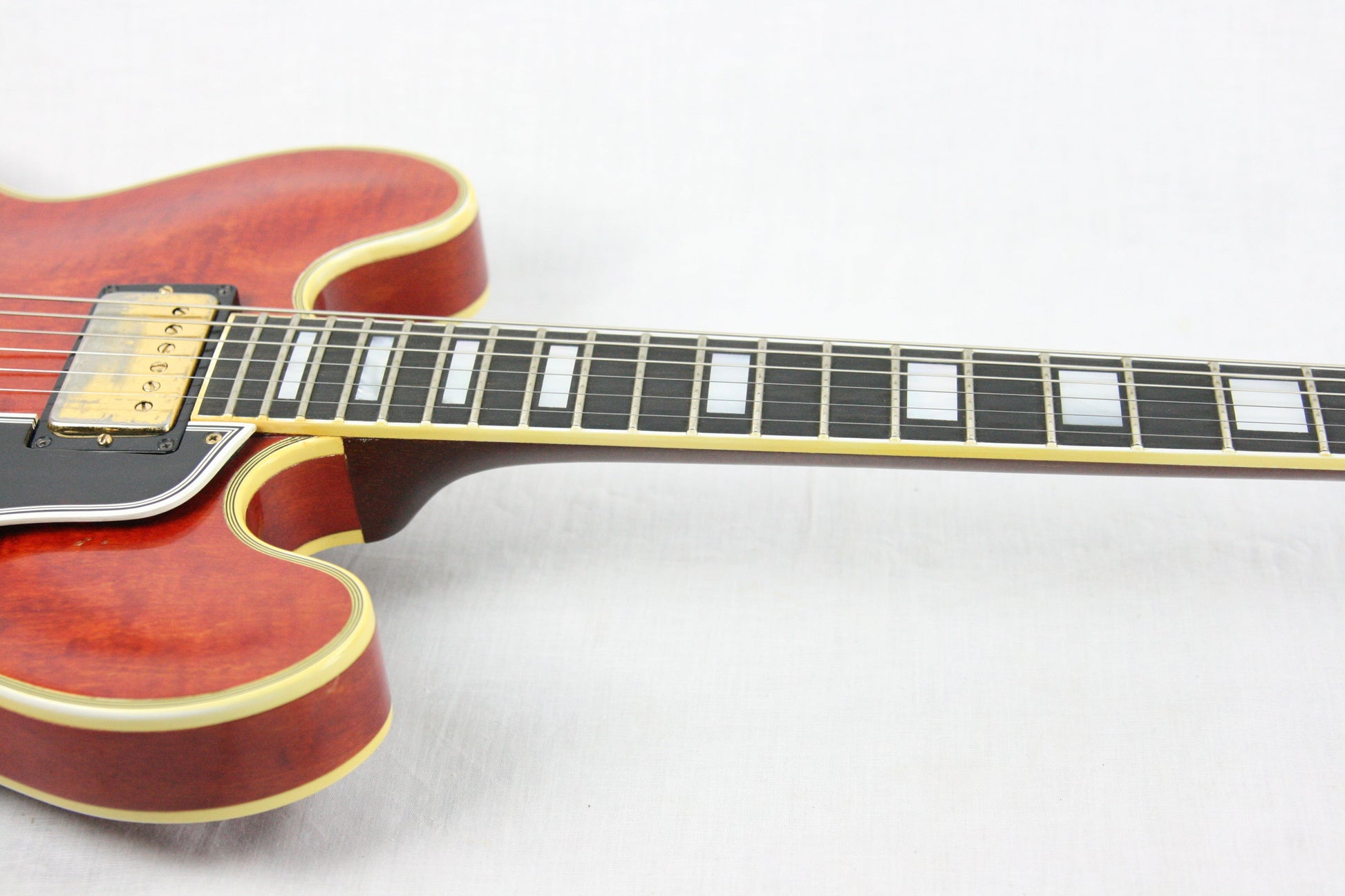 1960 Gibson ES-355 TDSV! CLEAN, PAF's, Watermelon Cherry w/ FLAME! Bigsby