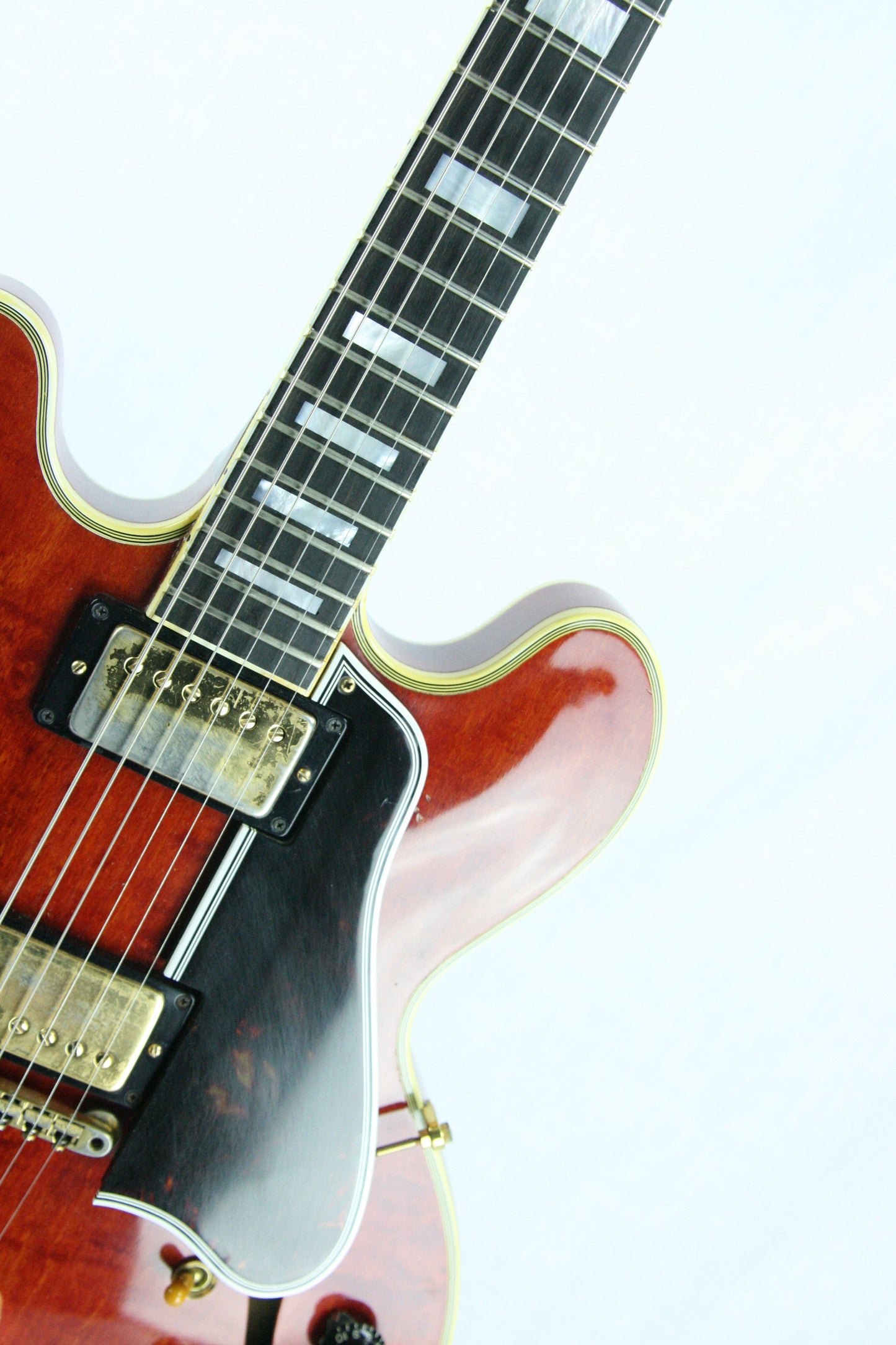 1960 Gibson ES-355 TDSV! CLEAN, PAF's, Watermelon Cherry w/ FLAME! Bigsby