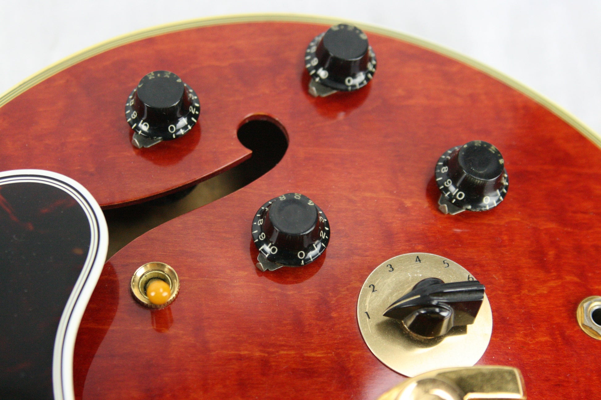 1960 Gibson ES-355 TDSV! CLEAN, PAF's, Watermelon Cherry w/ FLAME! Bigsby