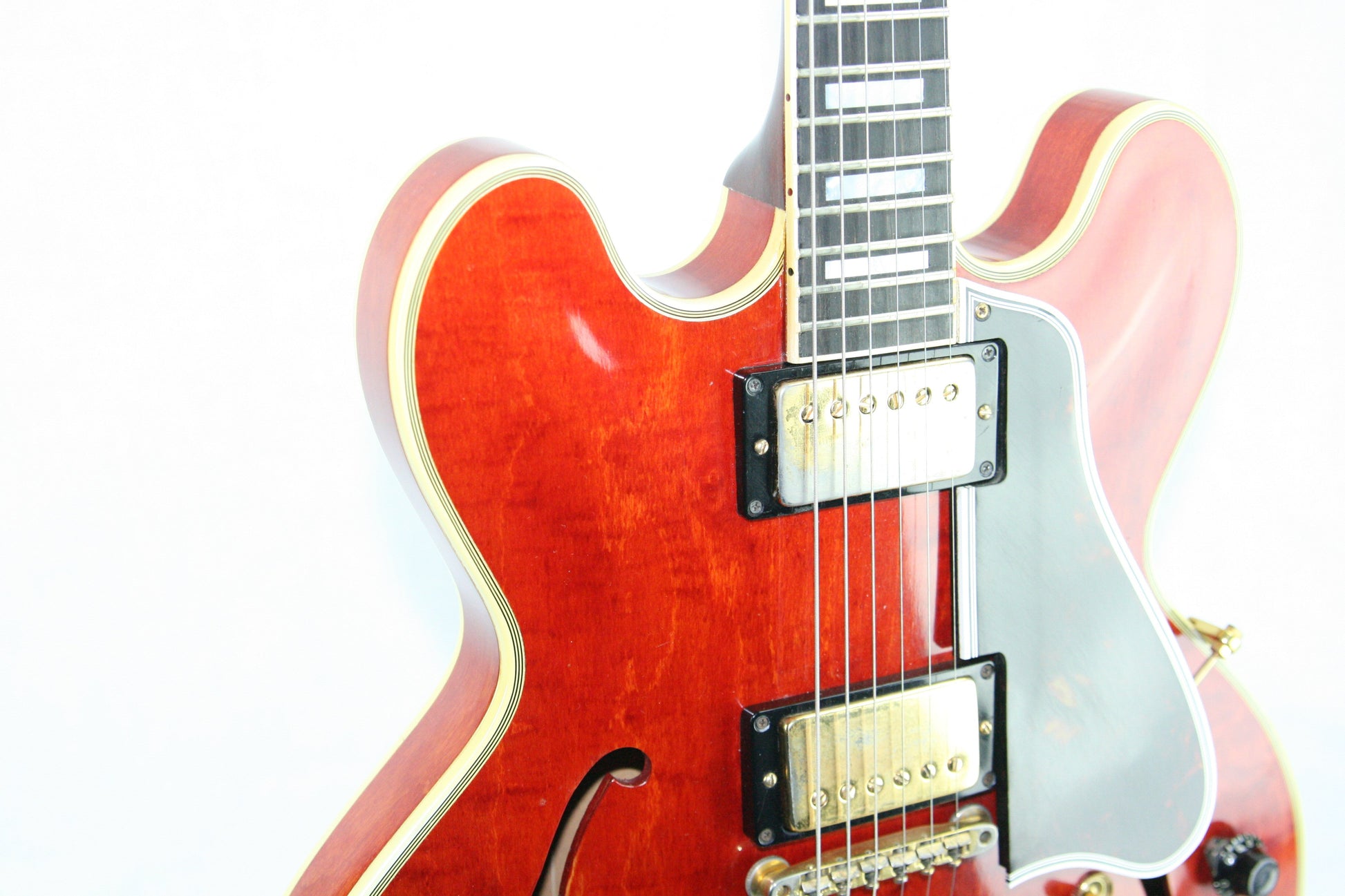 1960 Gibson ES-355 TDSV! CLEAN, PAF's, Watermelon Cherry w/ FLAME! Bigsby