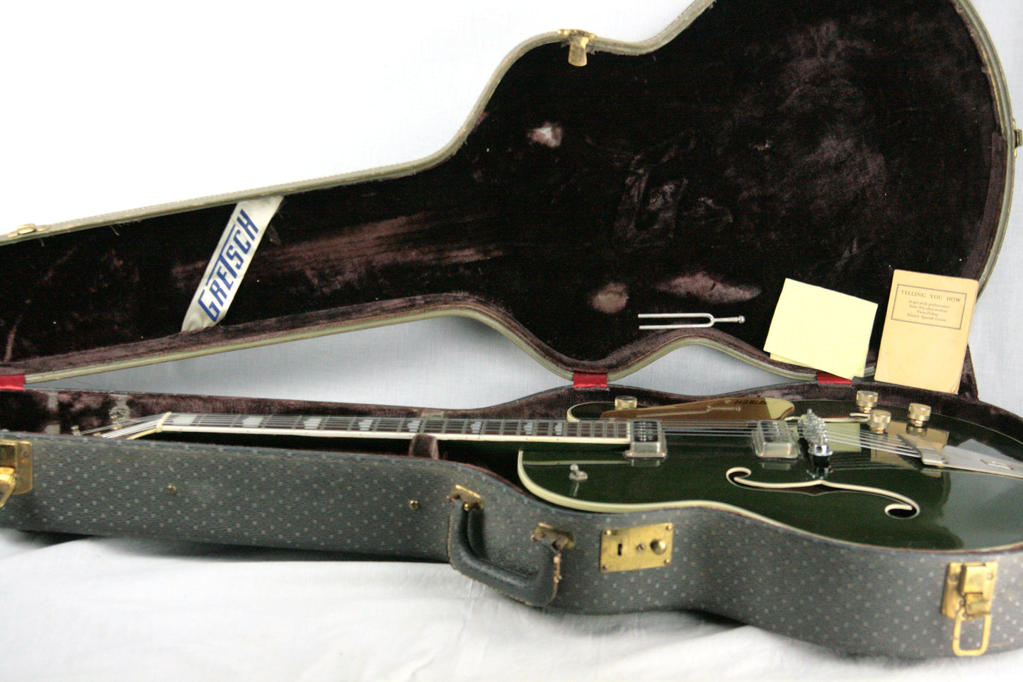 1956 Gretsch 6196 Country Club CADILLAC GREEN w/ Dearmond Pickups! white falcon size