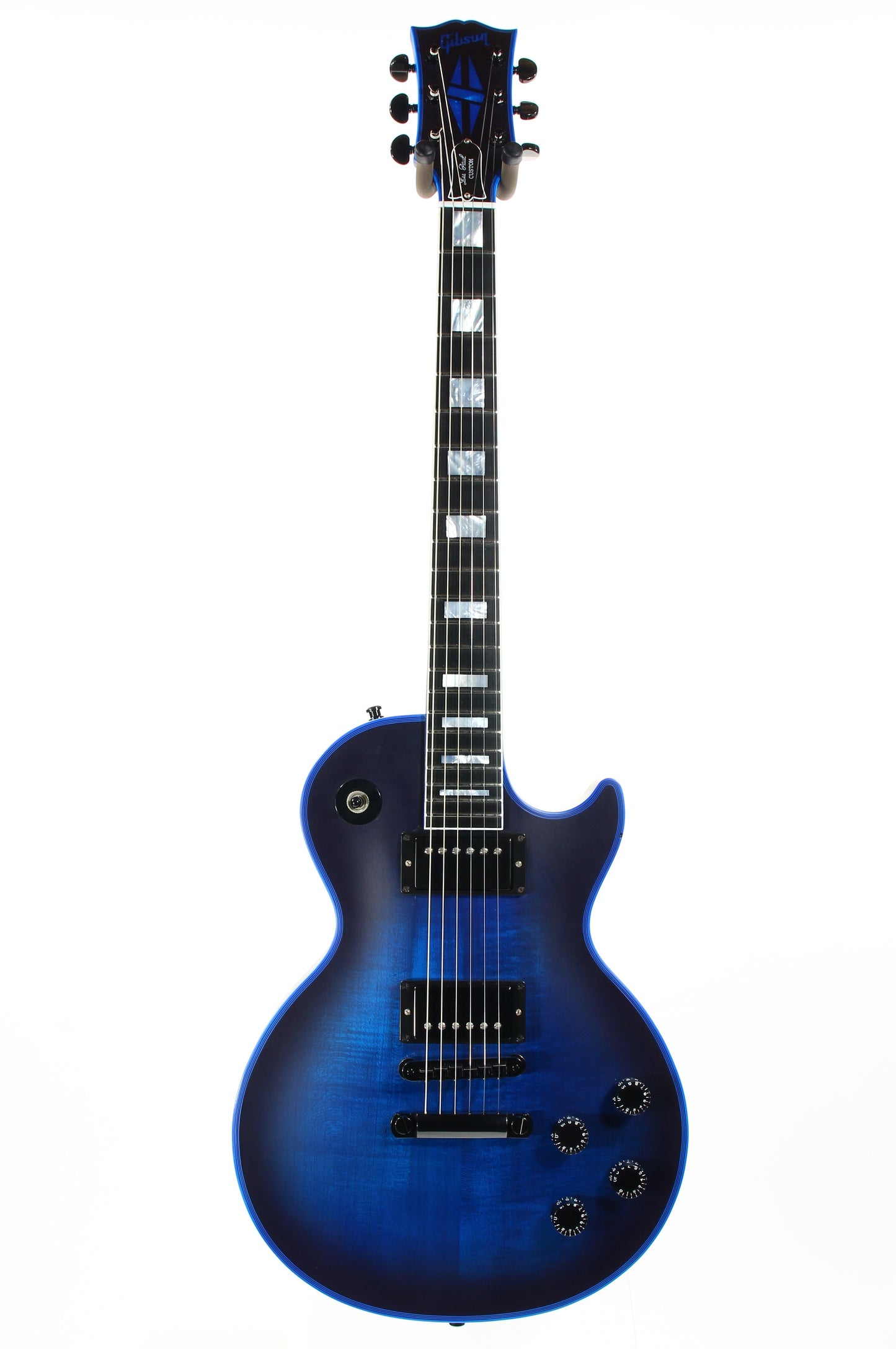 2017 Gibson Custom Shop Les Paul SATIN BLUE BURST WIDOW -- Rare Limited Edition! Maple Neck!