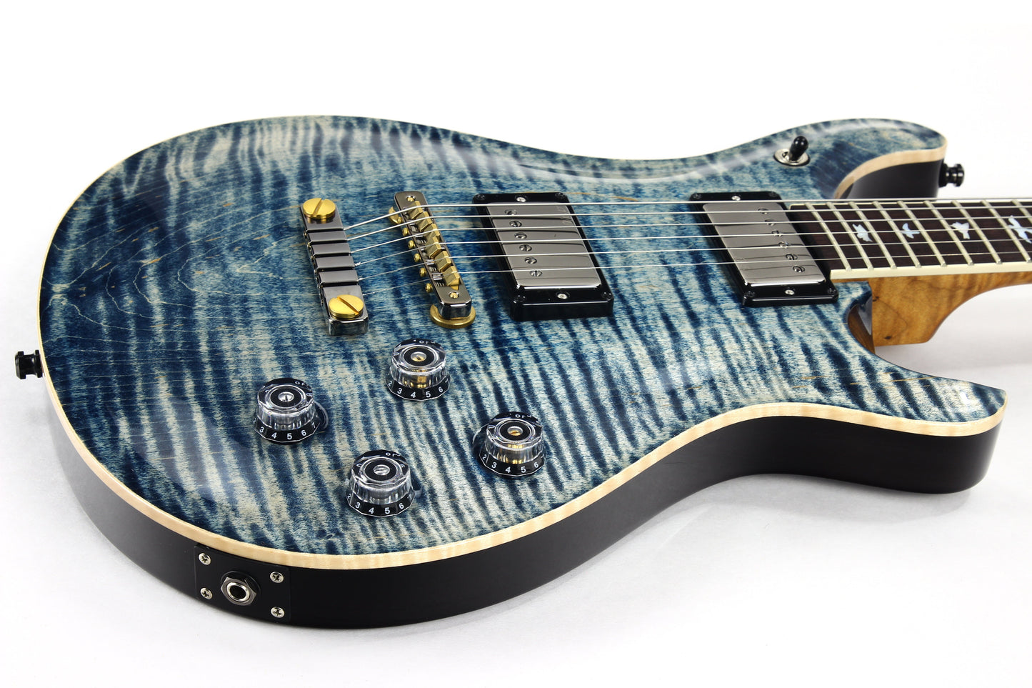 MINTY 2023 PRS Wood Library McCarty 594 10 Top - Faded Whale Blue, jean, 58/15 Humbucker Pickups!