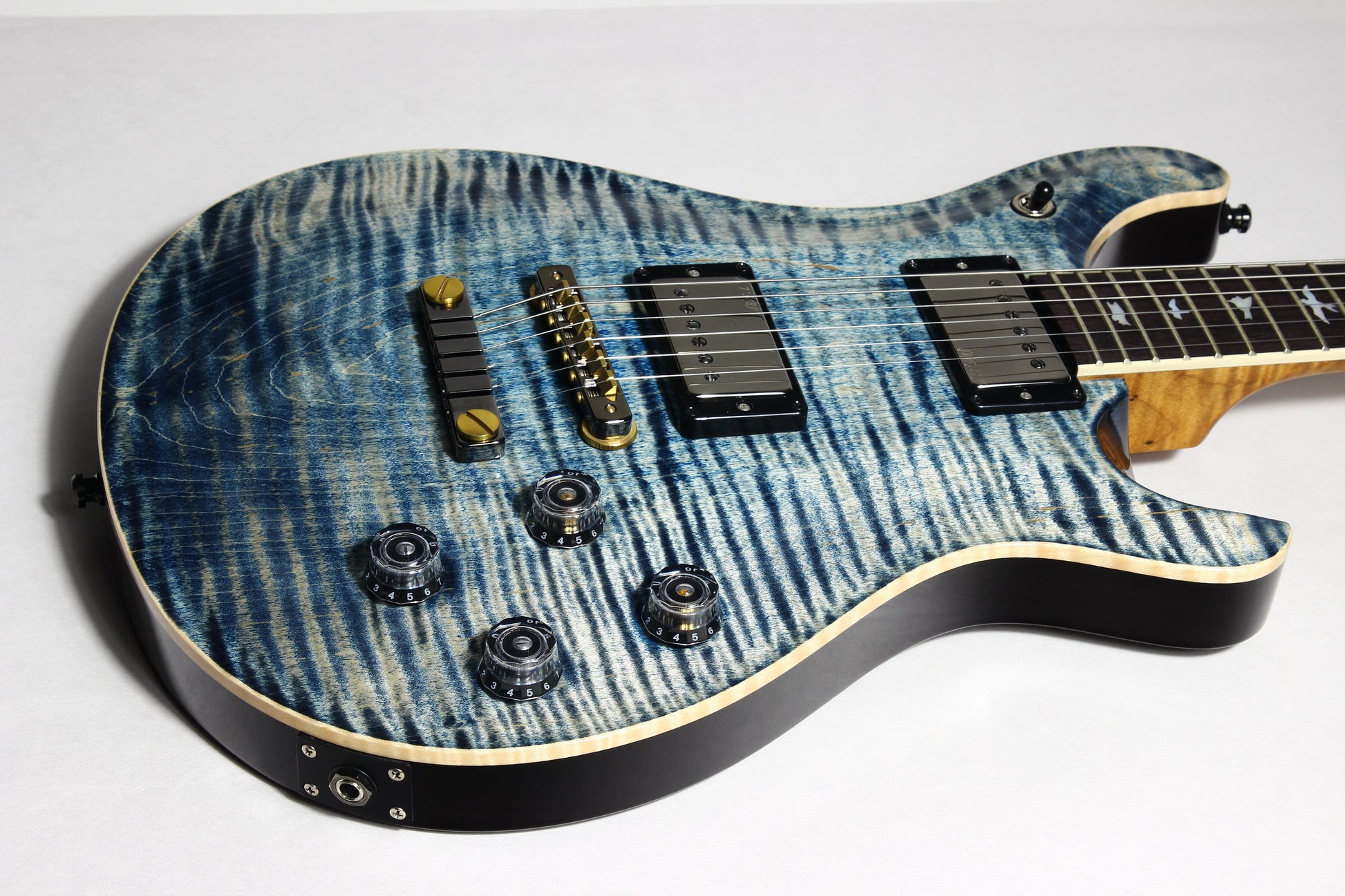 MINTY 2023 PRS Wood Library McCarty 594 10 Top - Faded Whale Blue, jean, 58/15 Humbucker Pickups!