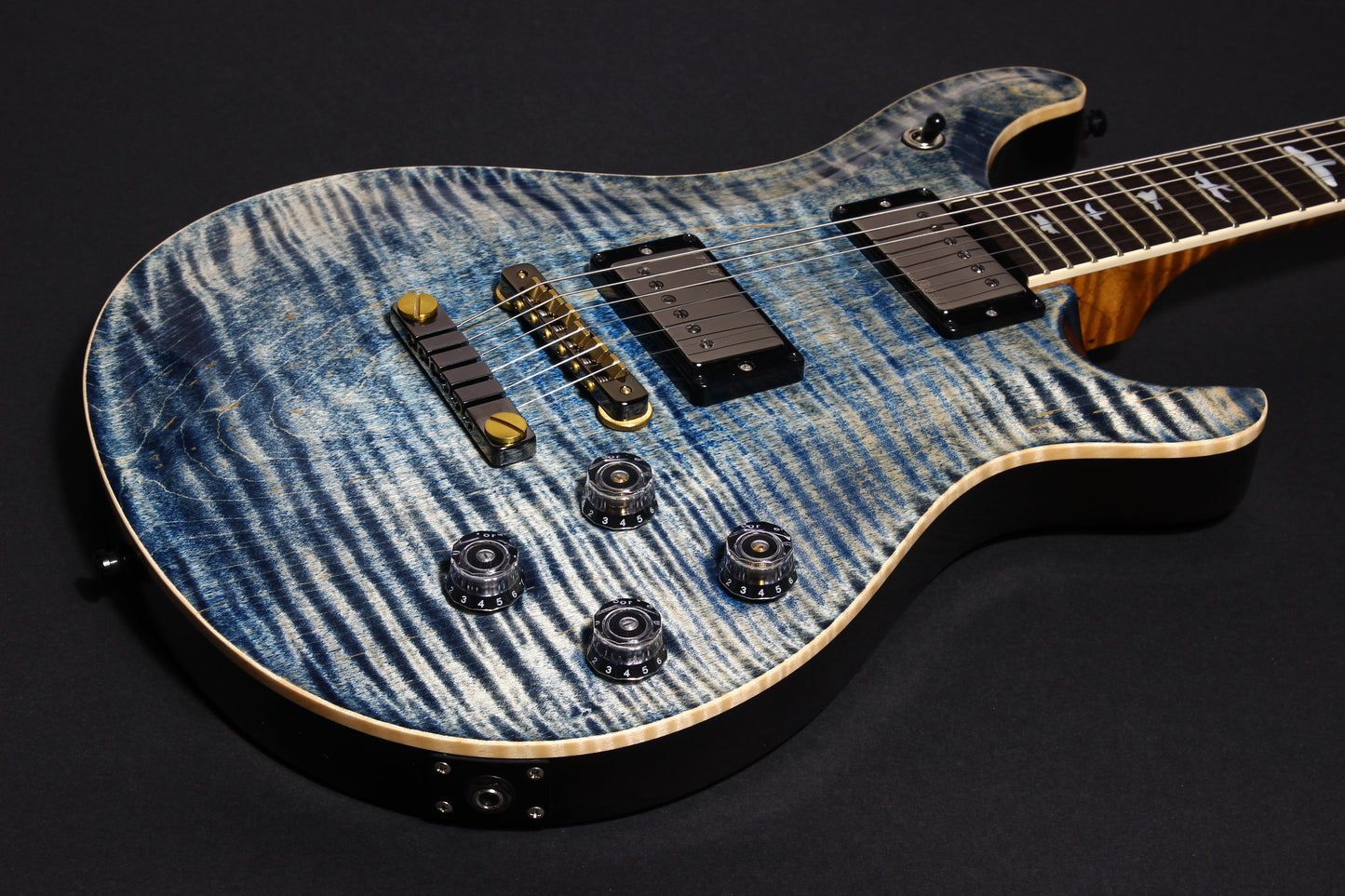 MINTY 2023 PRS Wood Library McCarty 594 10 Top - Faded Whale Blue, jean, 58/15 Humbucker Pickups!
