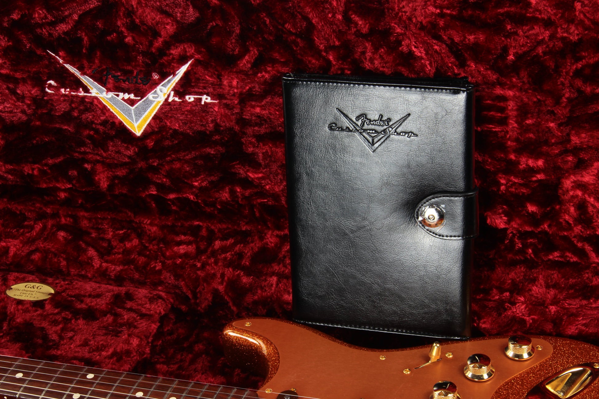 Fender Custom Shop Paul Waller Masterbuilt '56 Stratocaster Orange Sparkle - Solid CITES Rosewood Neck!