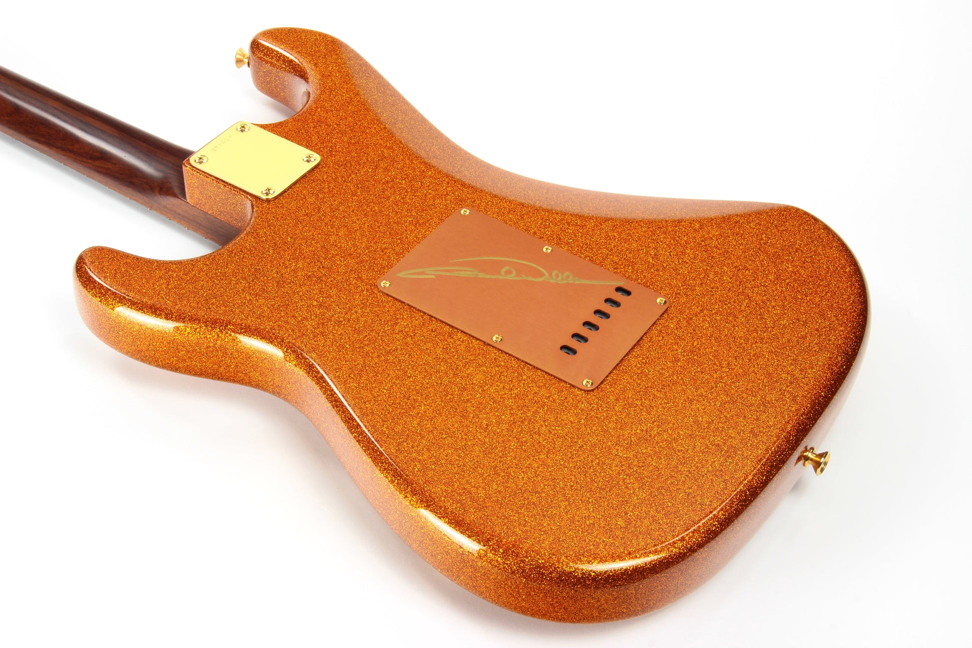 Fender Custom Shop Paul Waller Masterbuilt '56 Stratocaster Orange Sparkle - Solid CITES Rosewood Neck!