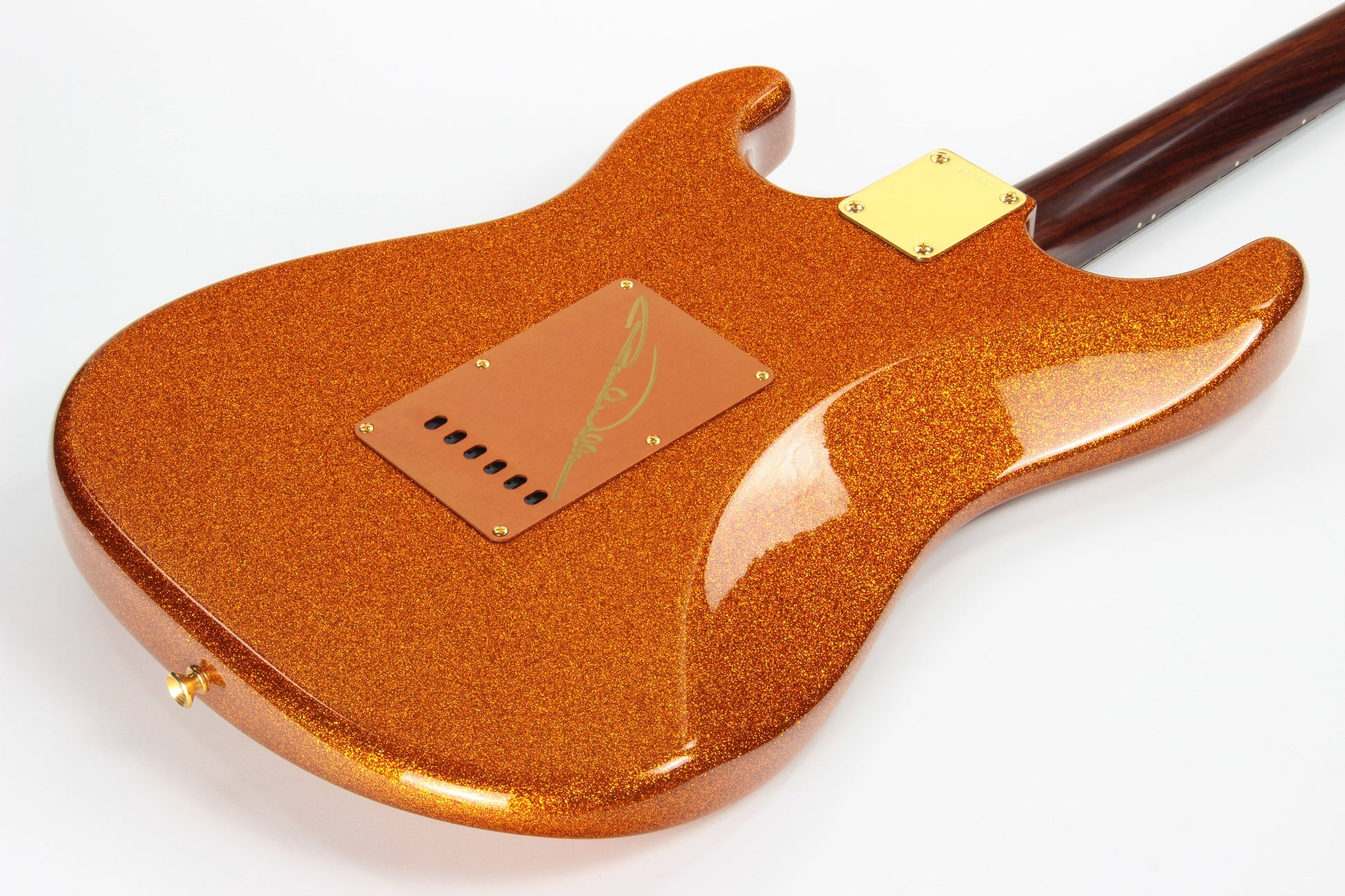 Fender Custom Shop Paul Waller Masterbuilt '56 Stratocaster Orange Sparkle - Solid CITES Rosewood Neck!