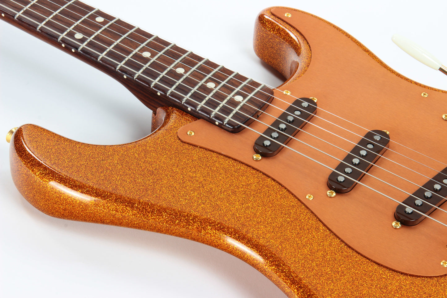 Fender Custom Shop Paul Waller Masterbuilt '56 Stratocaster Orange Sparkle - Solid CITES Rosewood Neck!