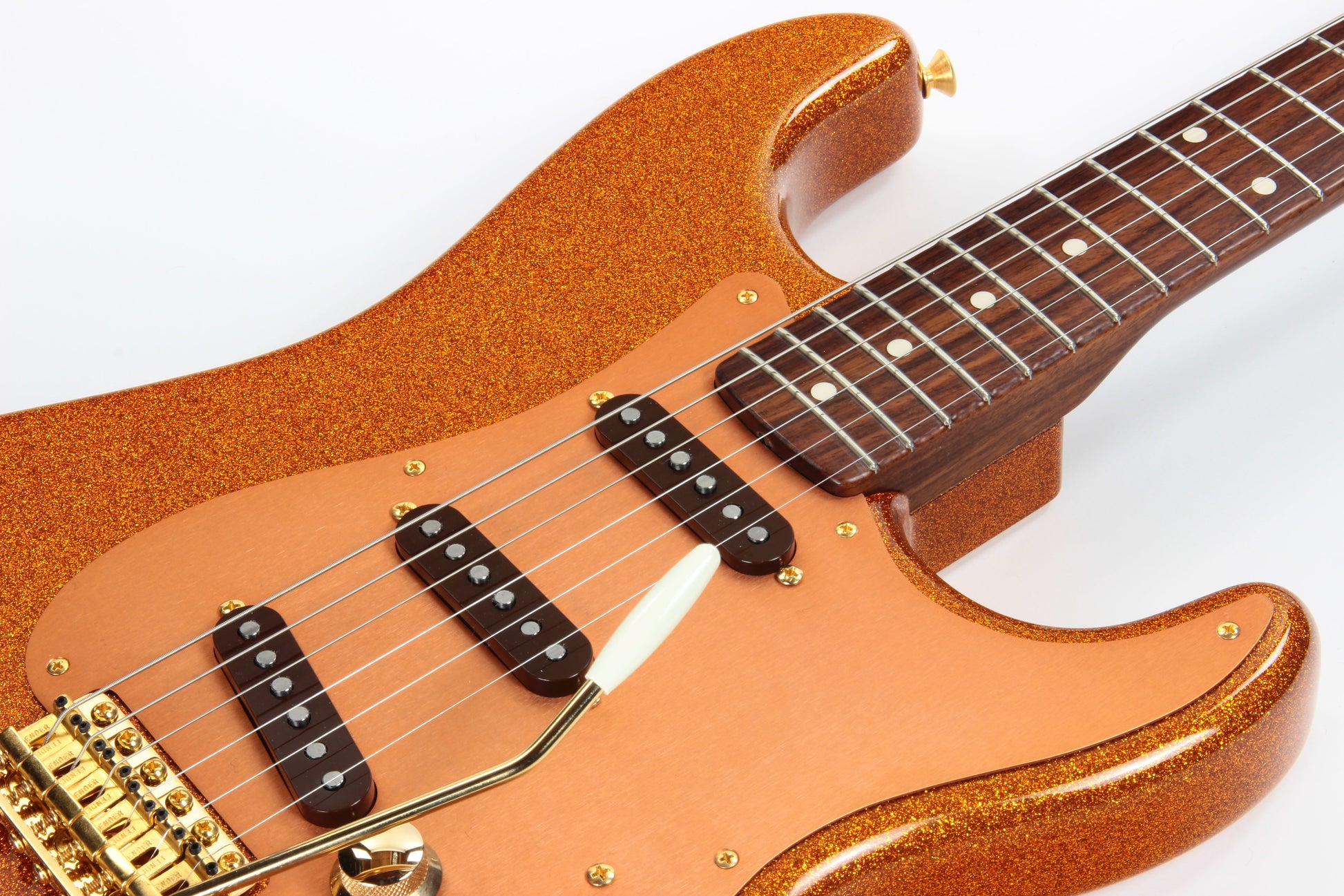 Fender Custom Shop Paul Waller Masterbuilt '56 Stratocaster Orange Sparkle - Solid CITES Rosewood Neck!