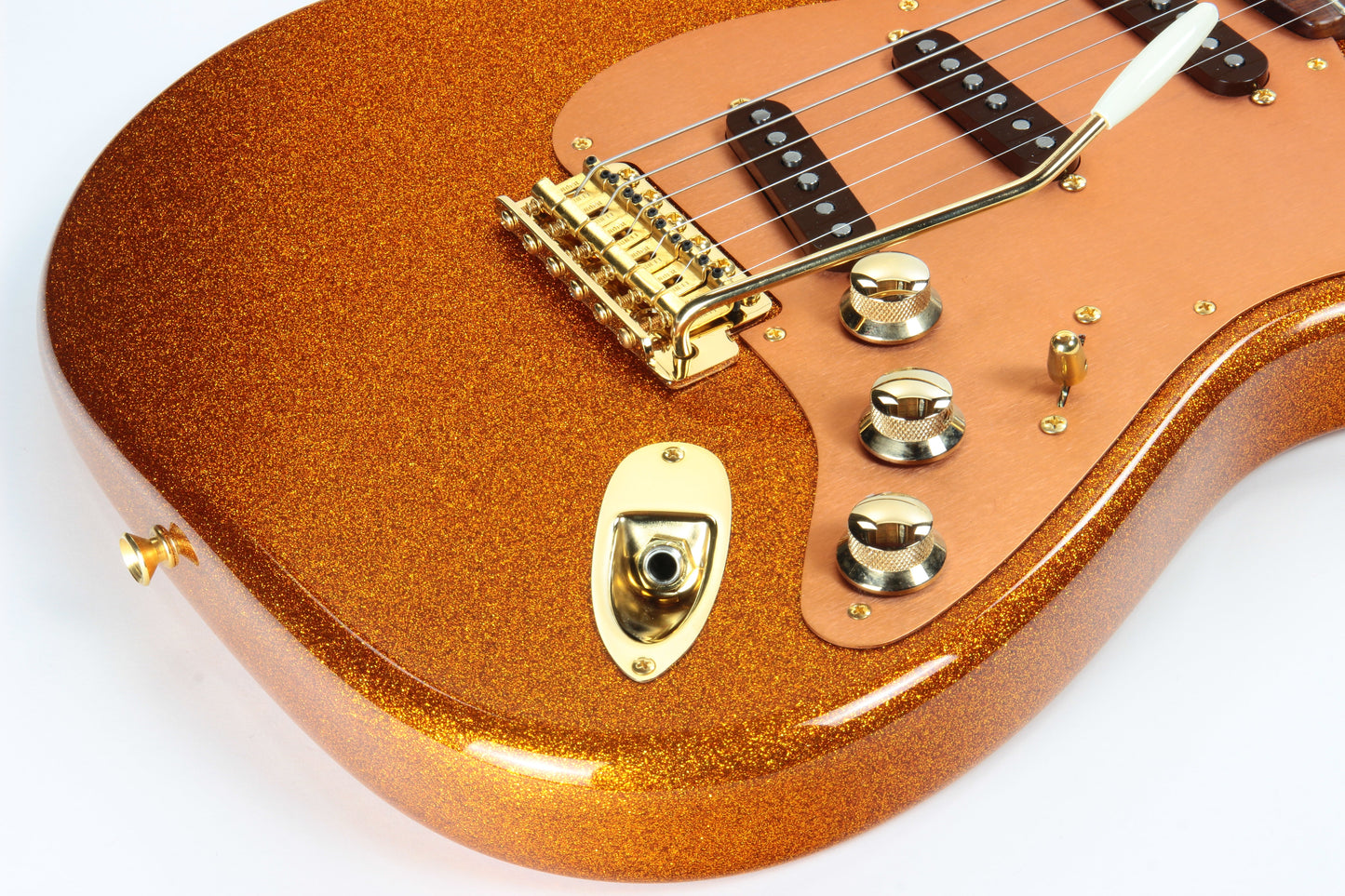 Fender Custom Shop Paul Waller Masterbuilt '56 Stratocaster Orange Sparkle - Solid CITES Rosewood Neck!