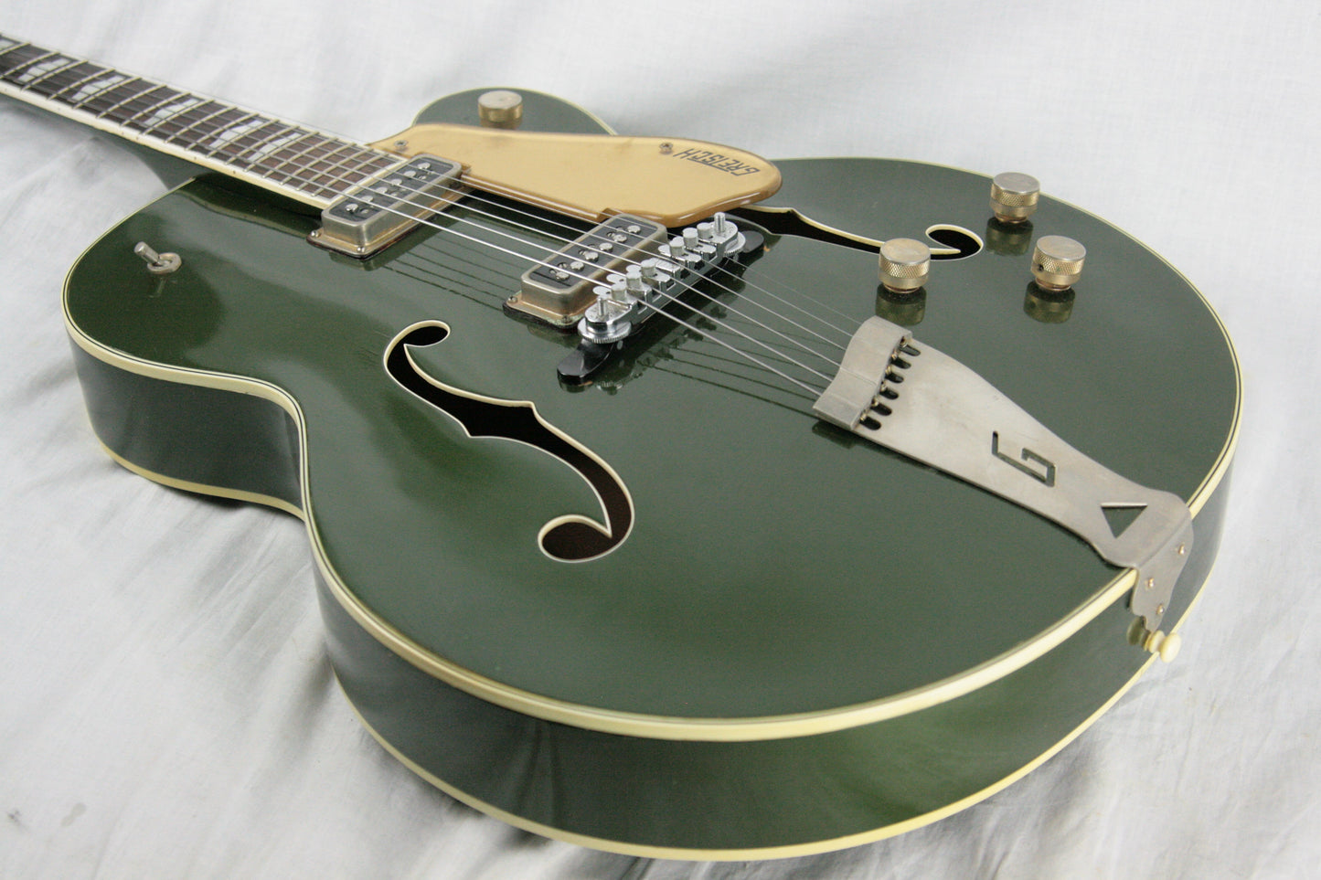 1956 Gretsch 6196 Country Club CADILLAC GREEN w/ Dearmond Pickups! white falcon size
