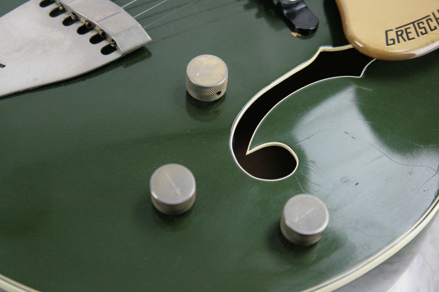 1956 Gretsch 6196 Country Club CADILLAC GREEN w/ Dearmond Pickups! white falcon size