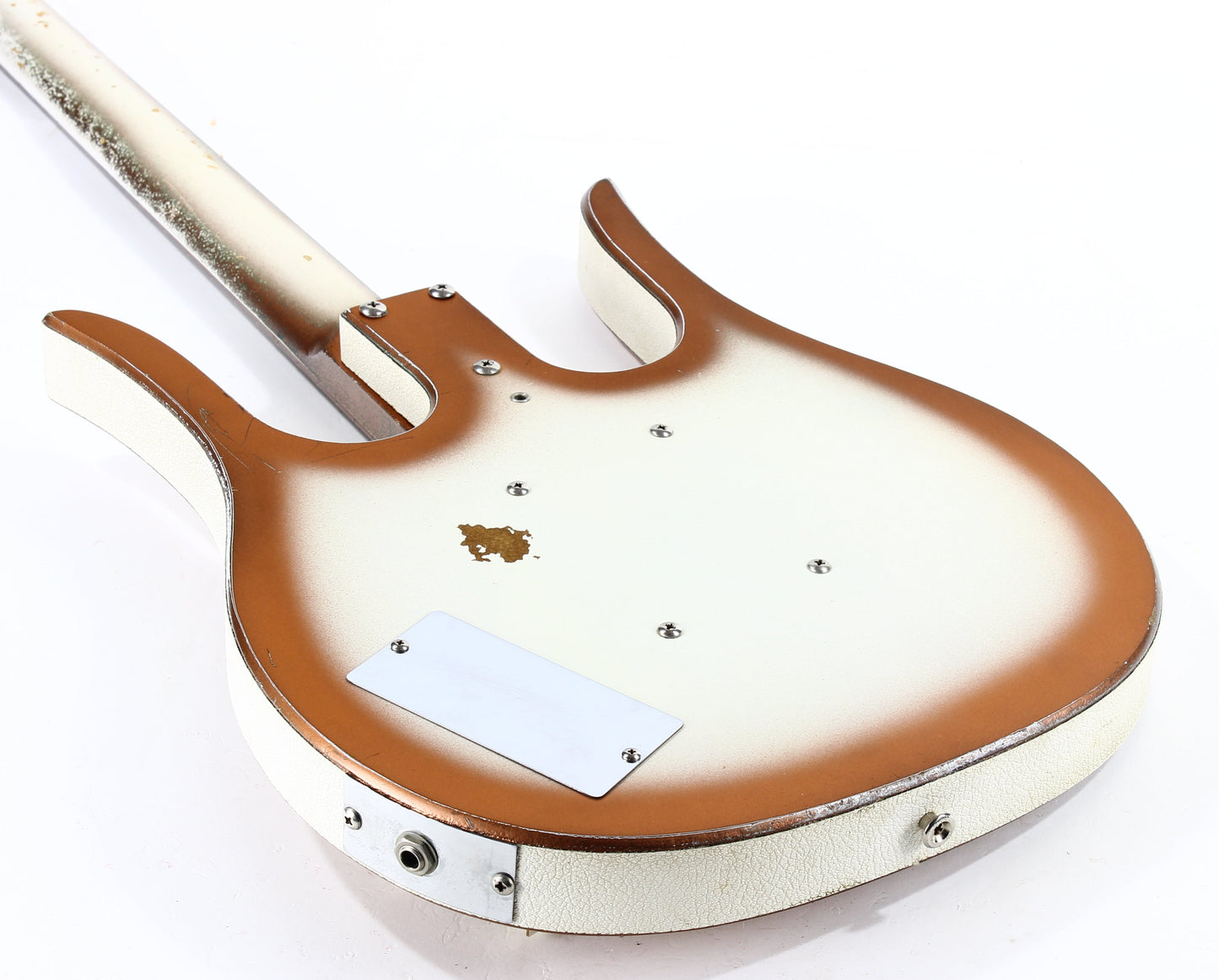 1963 Danelectro Longhorn Vintage Electric Bass Copper Burst - 2 Lipstick Pickups, Rare