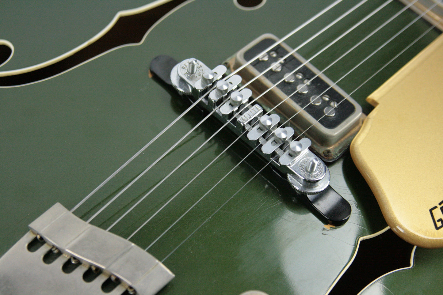 1956 Gretsch 6196 Country Club CADILLAC GREEN w/ Dearmond Pickups! white falcon size